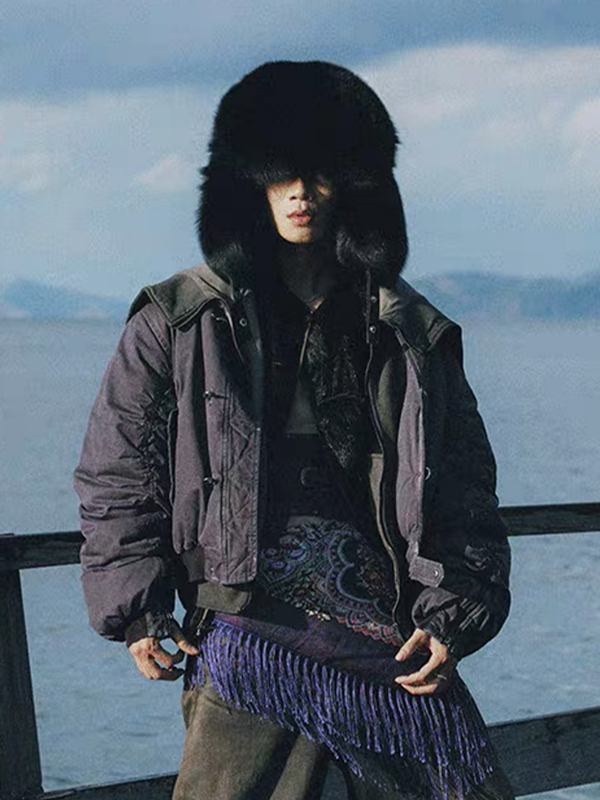 AVINMADE Lobster Clasp Bomber Jacket