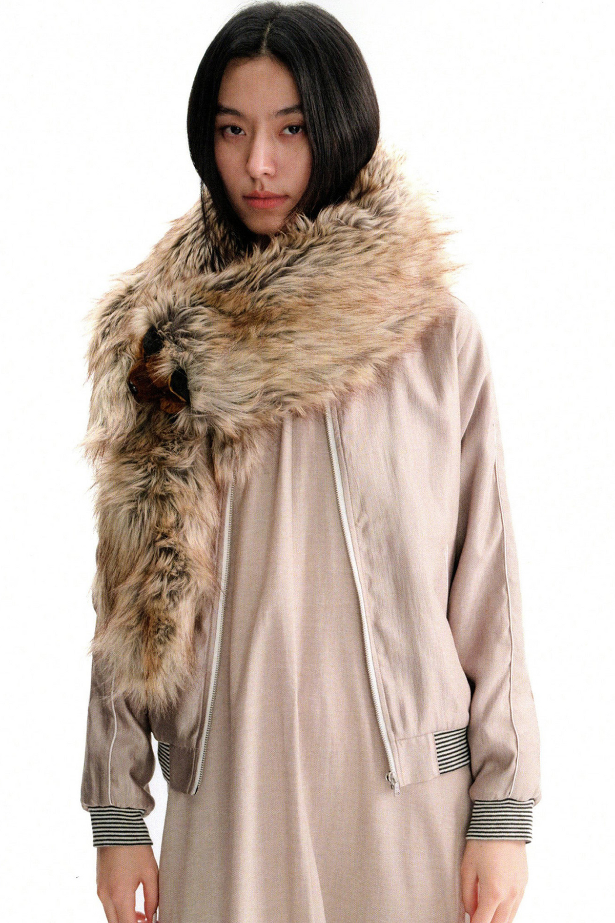 URBAN+FOREST Animal Doll Faux Fur Stole, premium urban and streetwear designers apparel on PROJECTISR.com, URBAN+FOREST