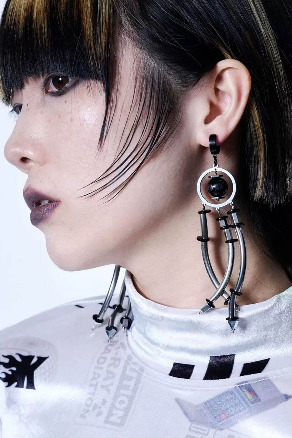 ILLUSORY Mechanical Reverie Earrings/ Ear Clips, premium urban and streetwear designers apparel on PROJECTISR.com, ILLUSORY