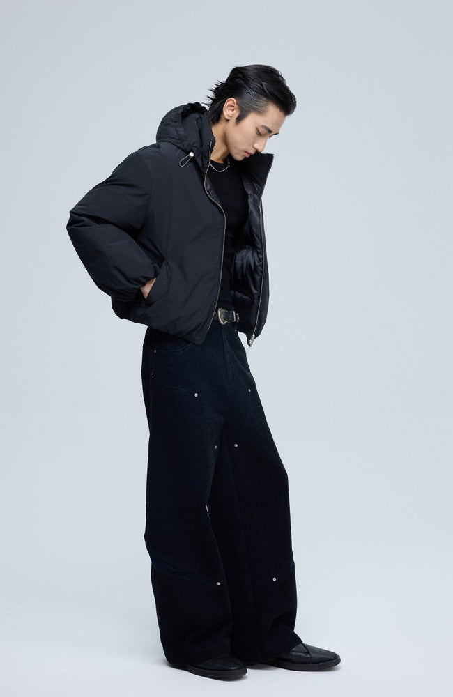 ALVNG AR ANTS Classic Detachable Hood Puffer Jacket