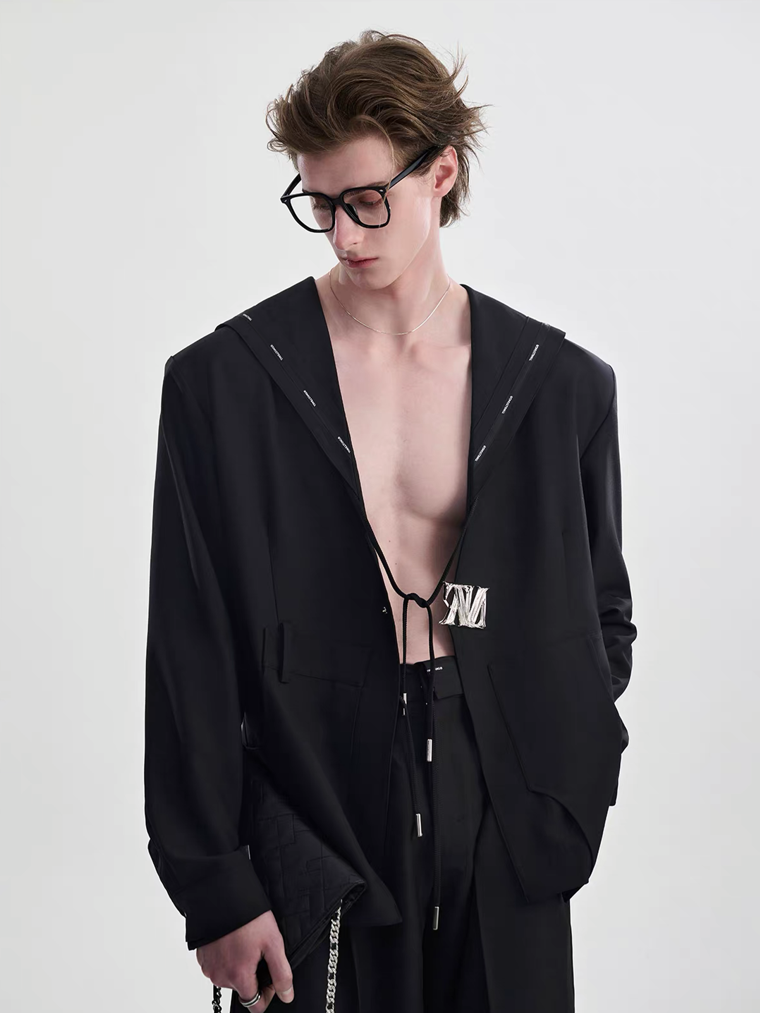 TIWILLTANG Minimal Sailor Collar Shirt