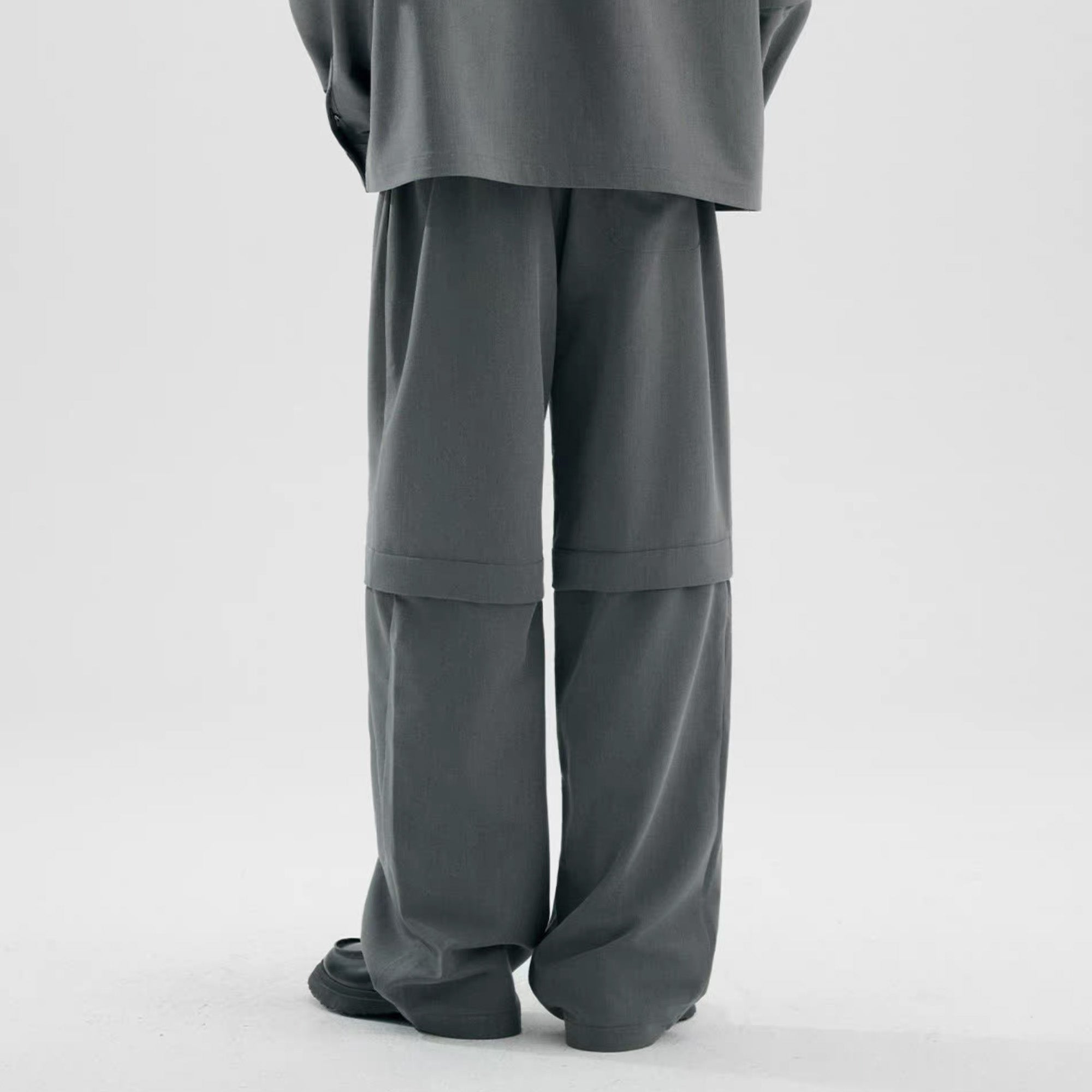 TIWILLTANG Detachable Drawstring Straight-Leg Pants, premium urban and streetwear designers apparel on PROJECTISR.com, TIWILLTANG