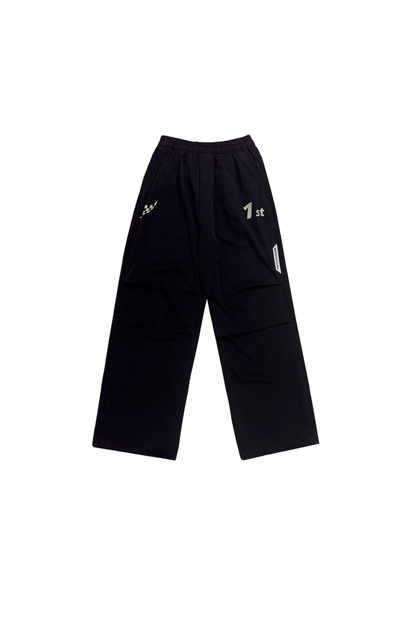 MIICHOUS 1st 3A Graphic Wide-Leg Track Pants
