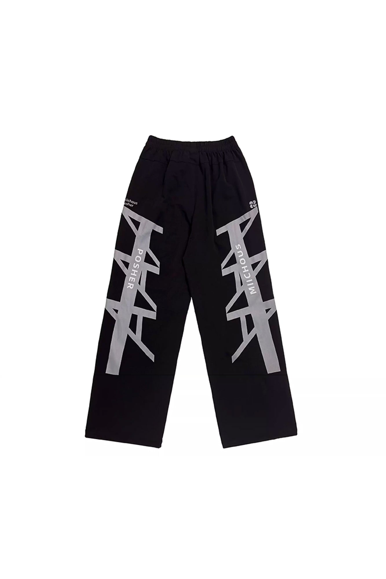 MIICHOUS 1st 3A Graphic Wide-Leg Track Pants