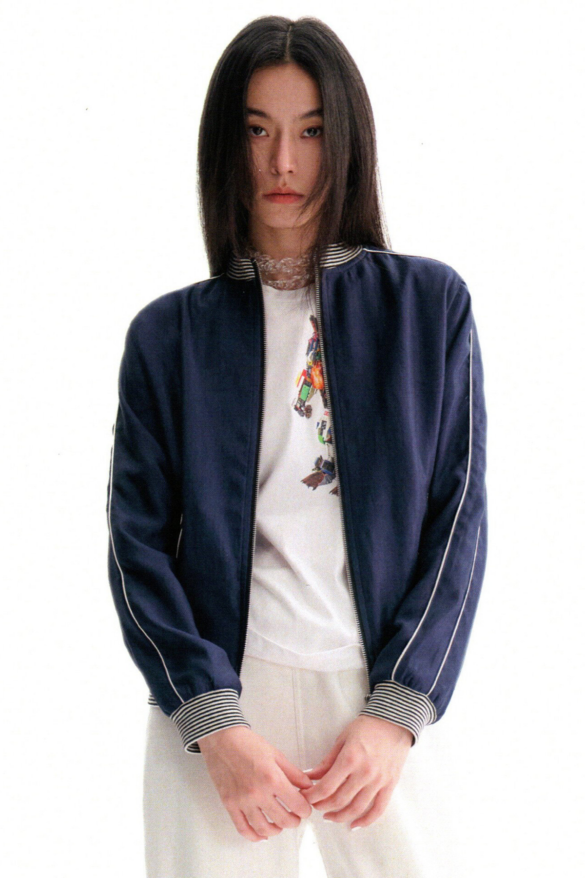 URBAN+FOREST Satin Souvenir Baseball Jacket, premium urban and streetwear designers apparel on PROJECTISR.com, URBAN+FOREST