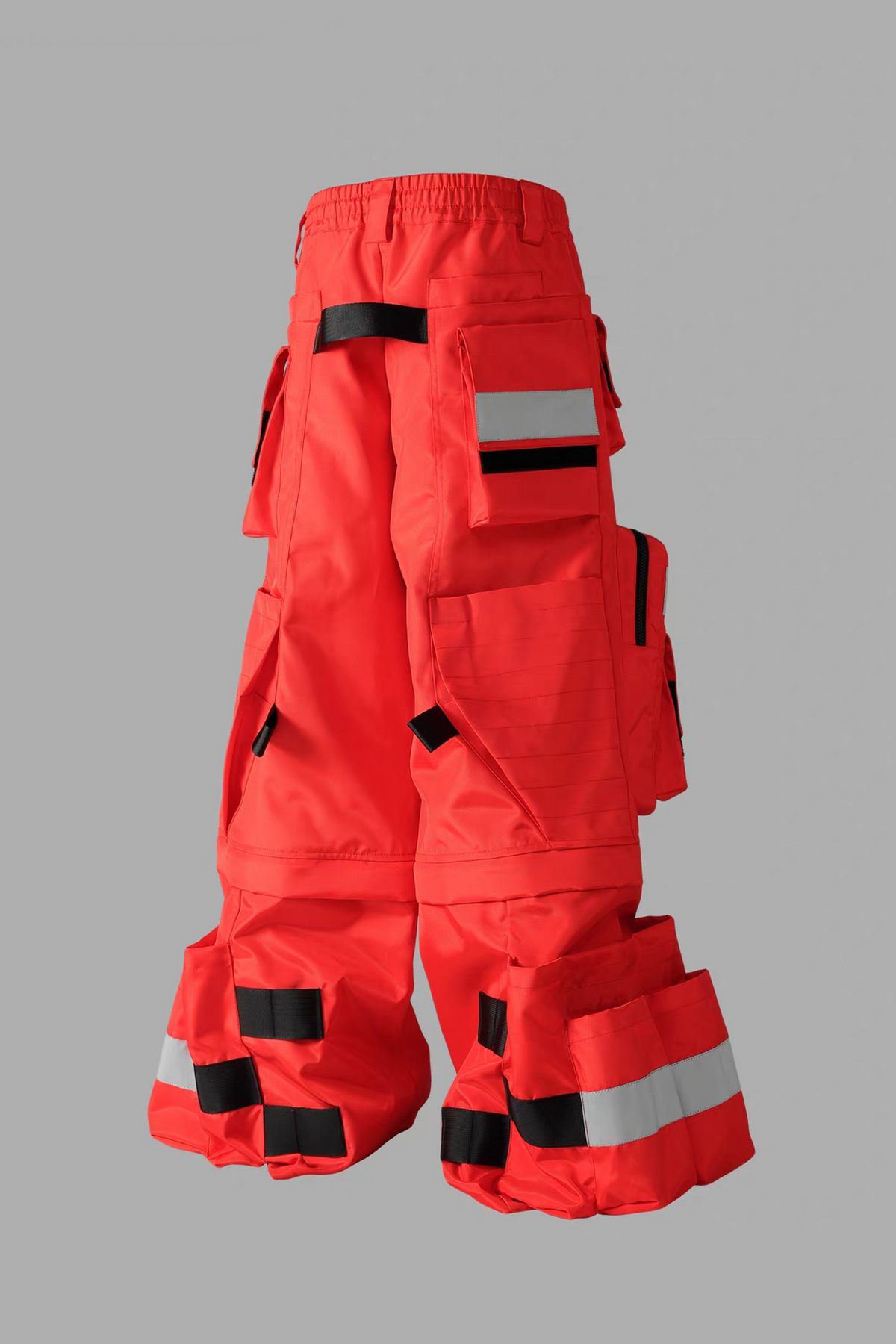 VANGUARDIA Reflective Multi-Pocket Nylon Cargo Pants