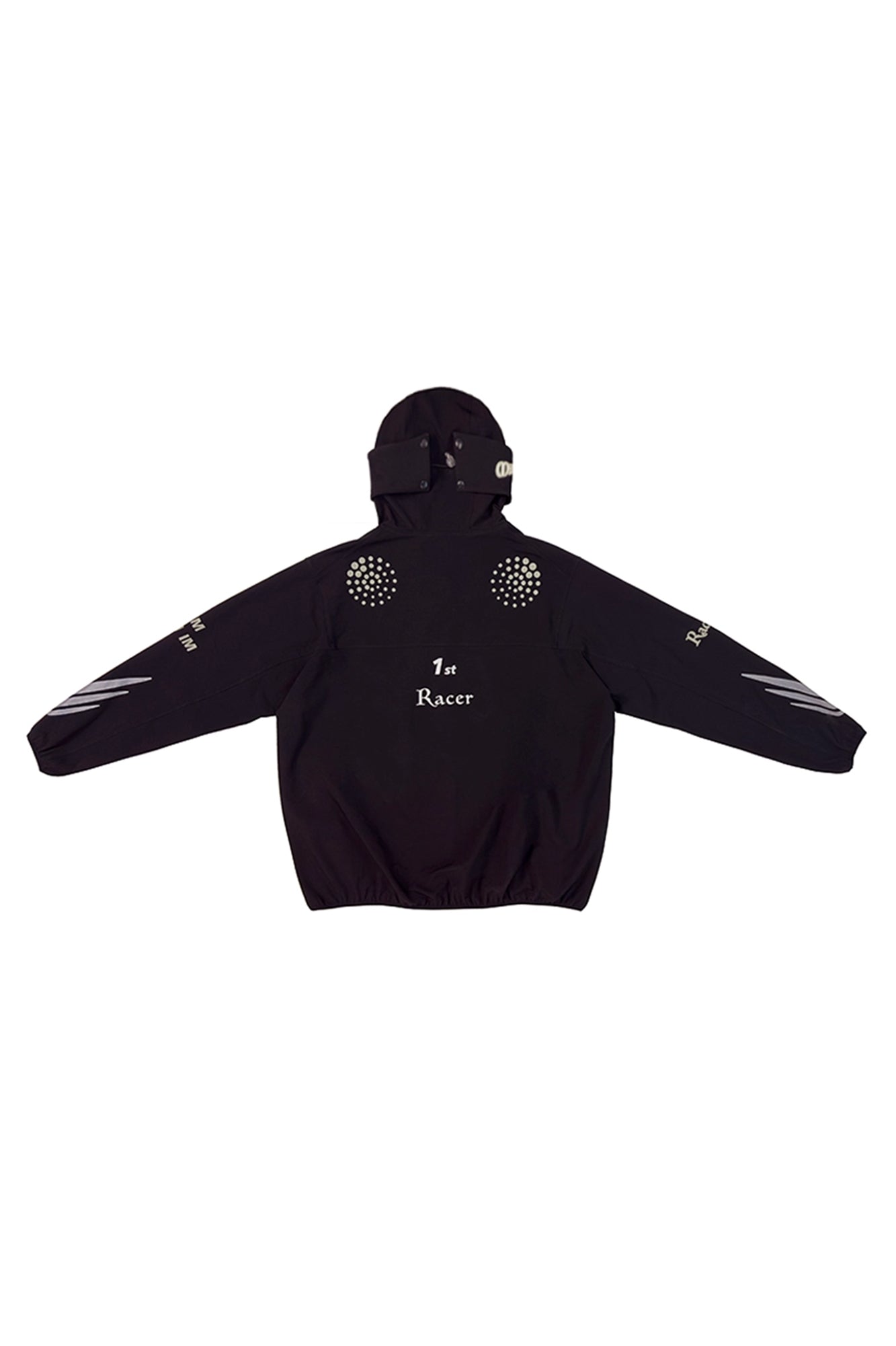 MIICHOUS 1st 3A Graphic Oversized Hooded Windbreaker
