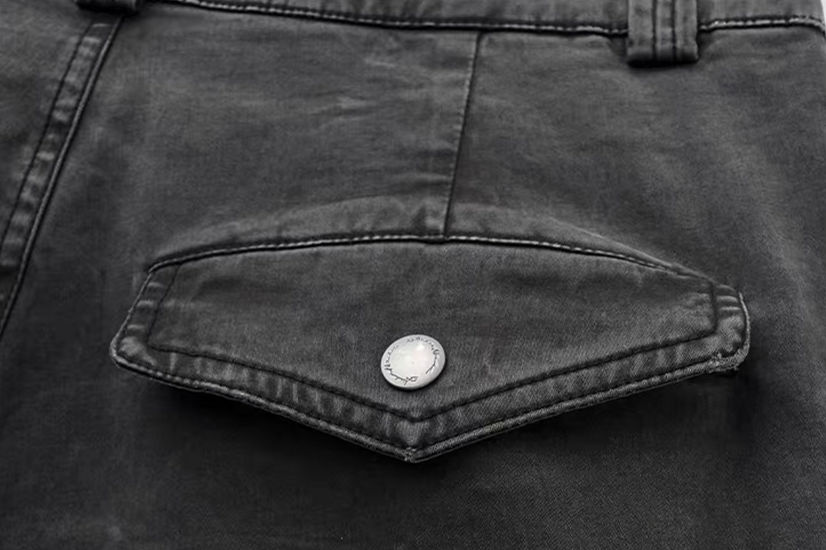 AVINMADE Ripple Wide-Leg Cargo Pants
