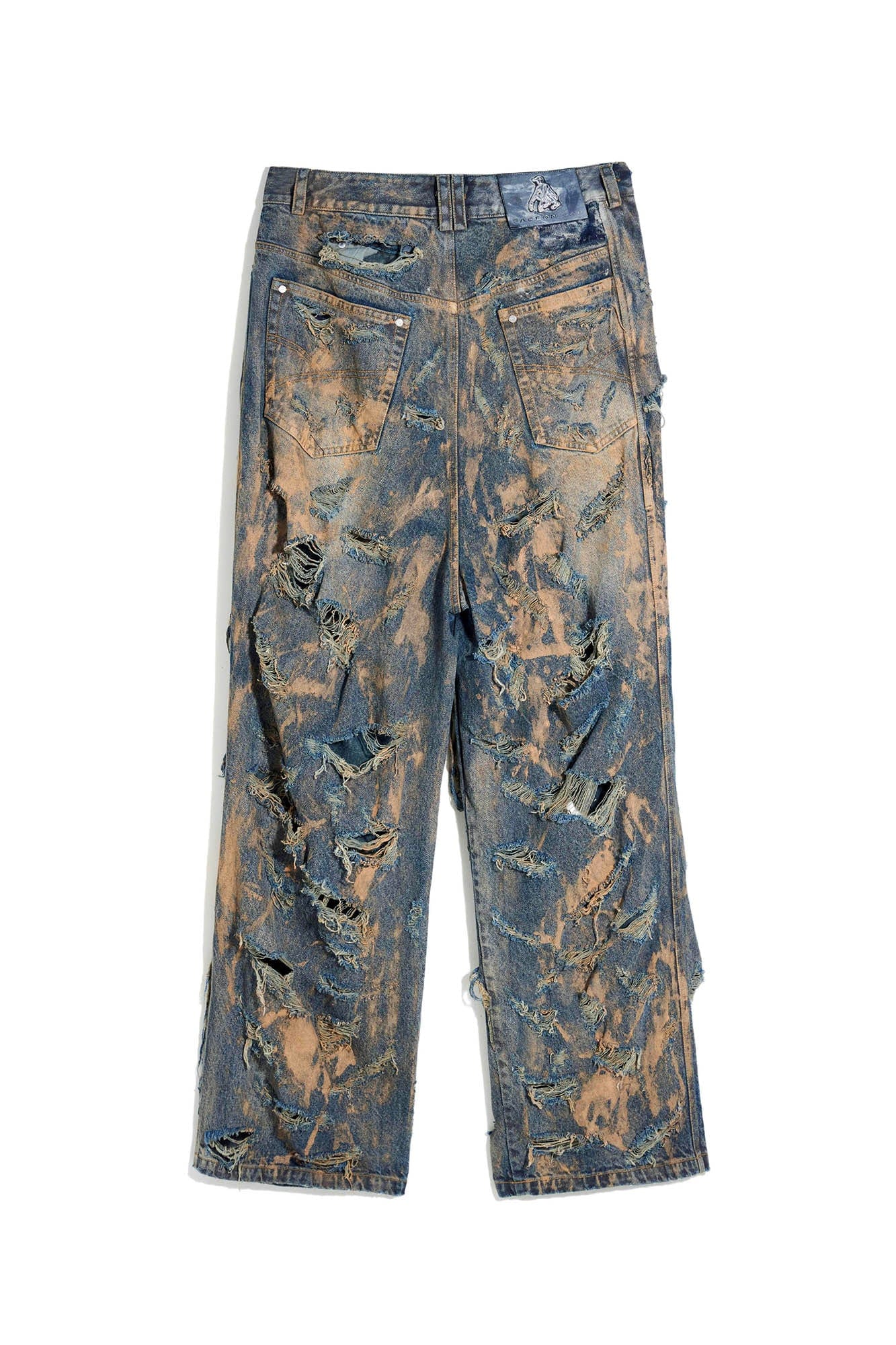 FACEONLAB Rotten Mud-Dye Jeans