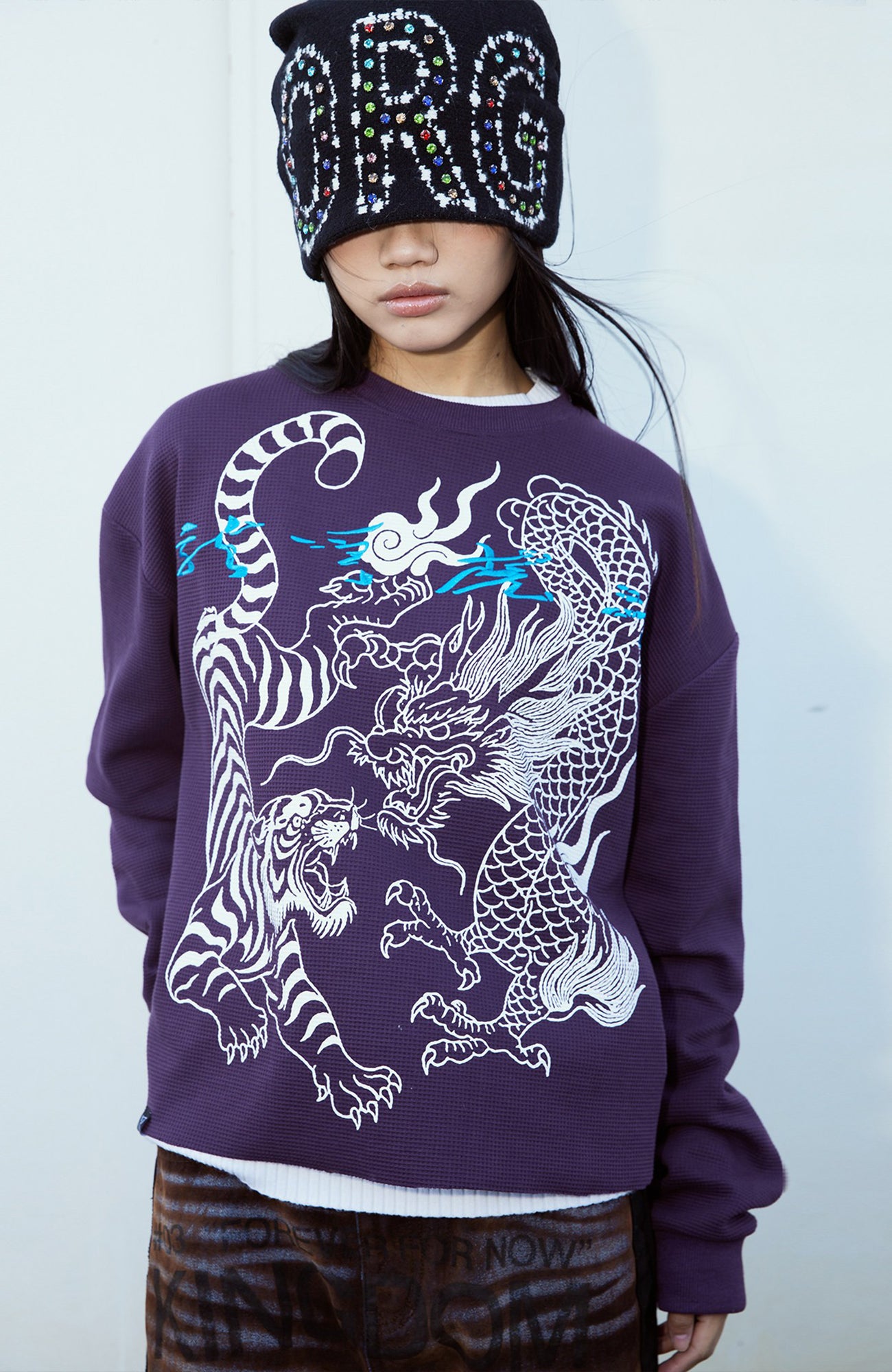 VINKID Graphic Waffle Long Sleeve