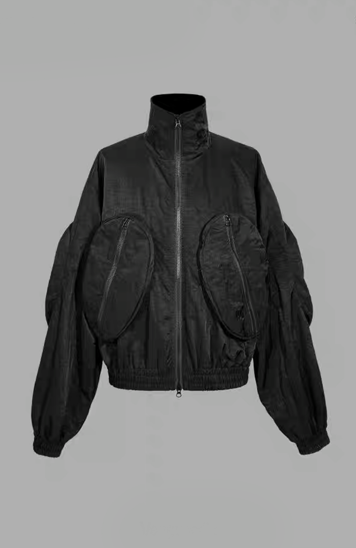 VANGUARDIA Large-Pocket Nylon Cropped Jacket