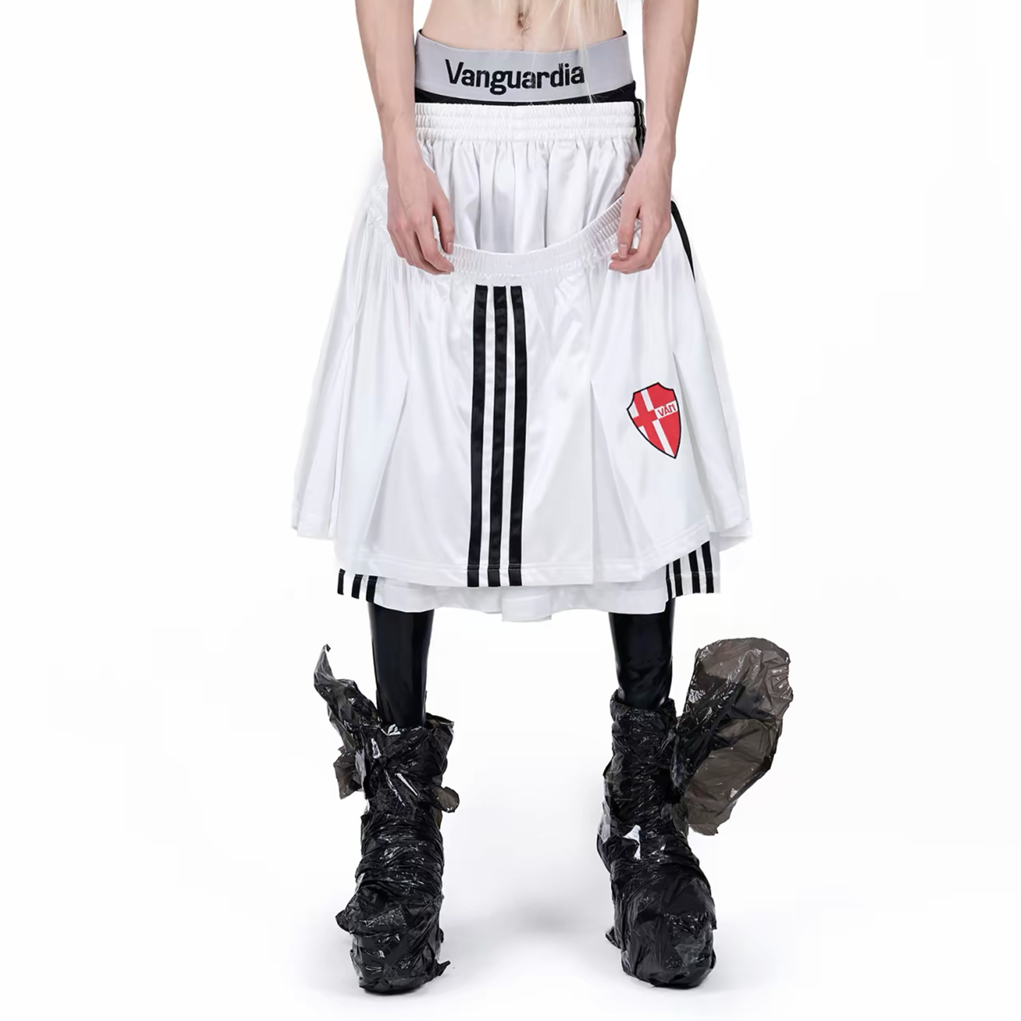 VANGUARDIA Deconstructed Layered Sagging Culottes