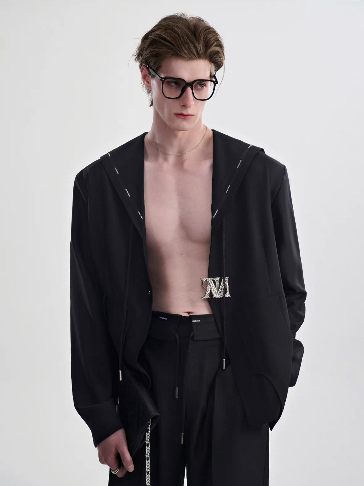TIWILLTANG Minimal Sailor Collar Shirt