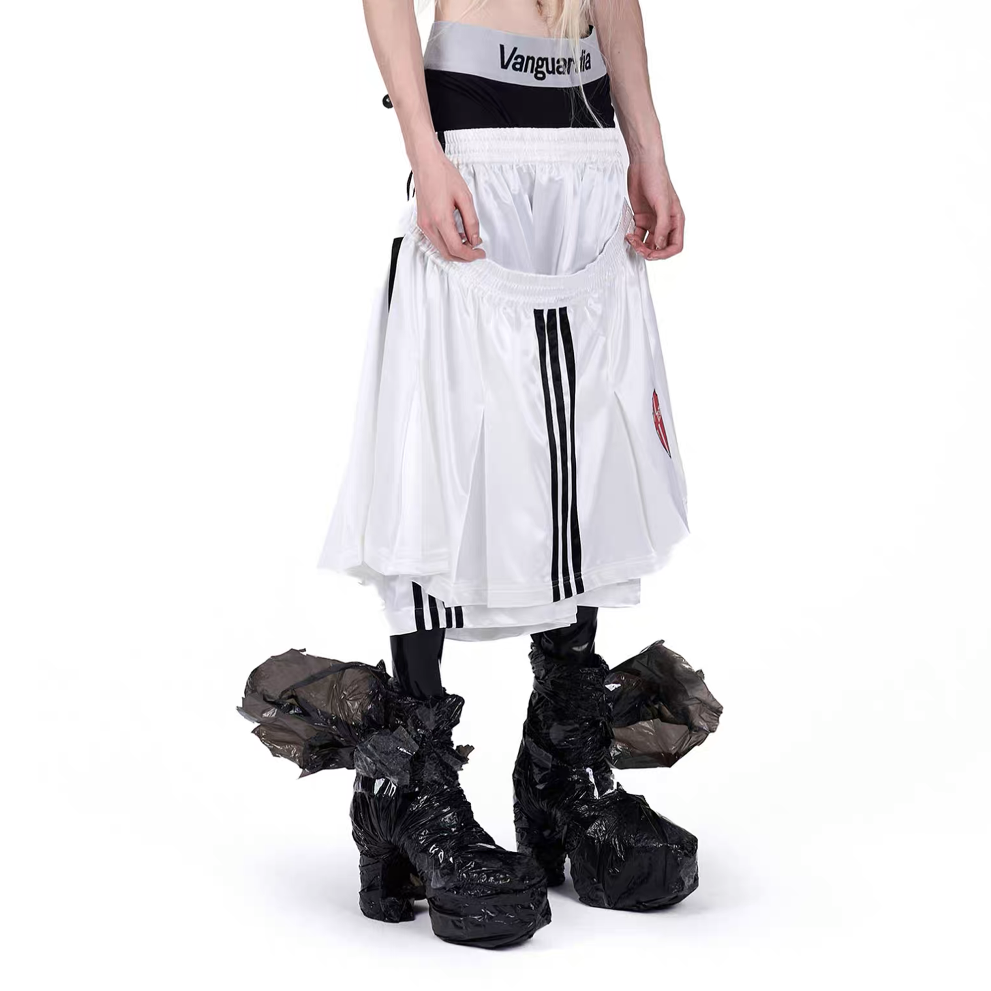 VANGUARDIA Deconstructed Layered Sagging Culottes