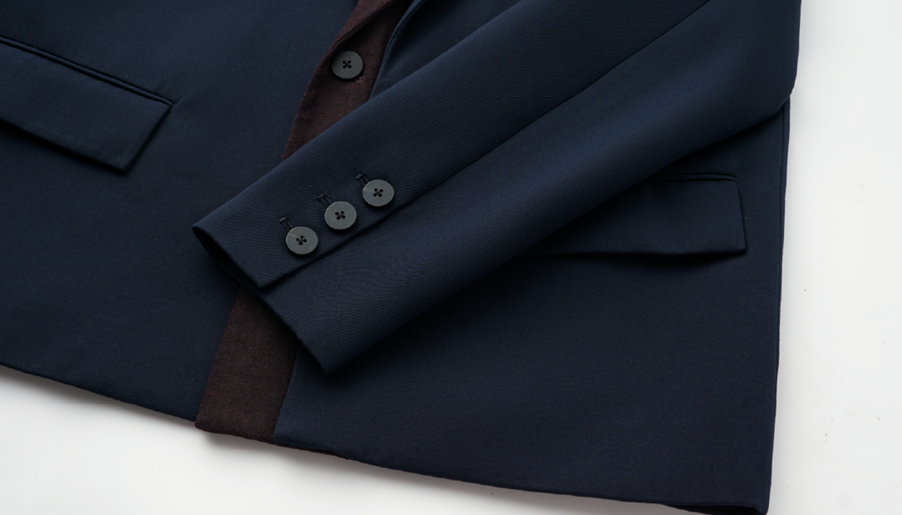 ALVNG AR ANTS Contrast PU-Panel Layered-Placket Blazer, premium urban and streetwear designers apparel on PROJECTISR.com, ALVNG AR ANTS