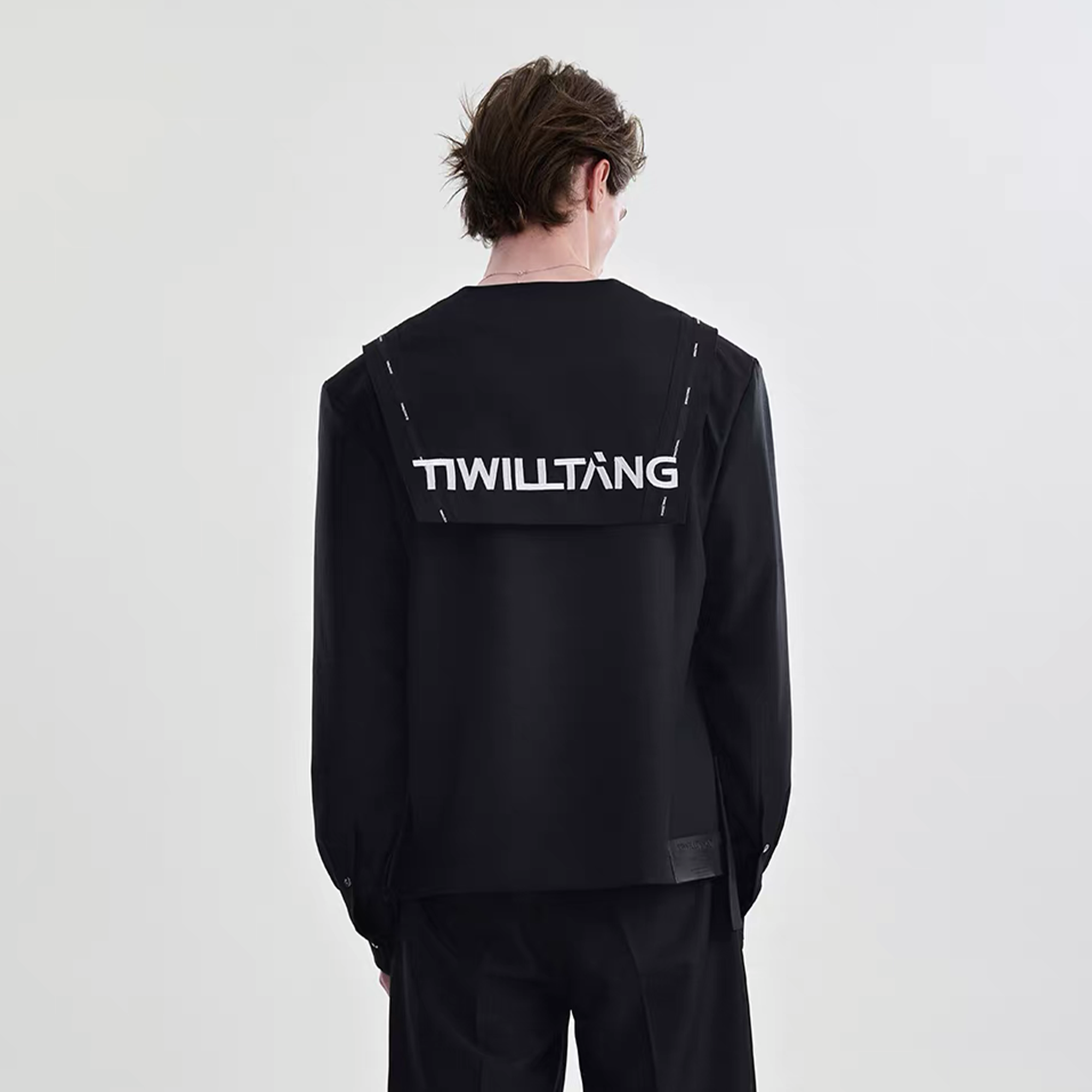 TIWILLTANG Minimal Sailor Collar Shirt