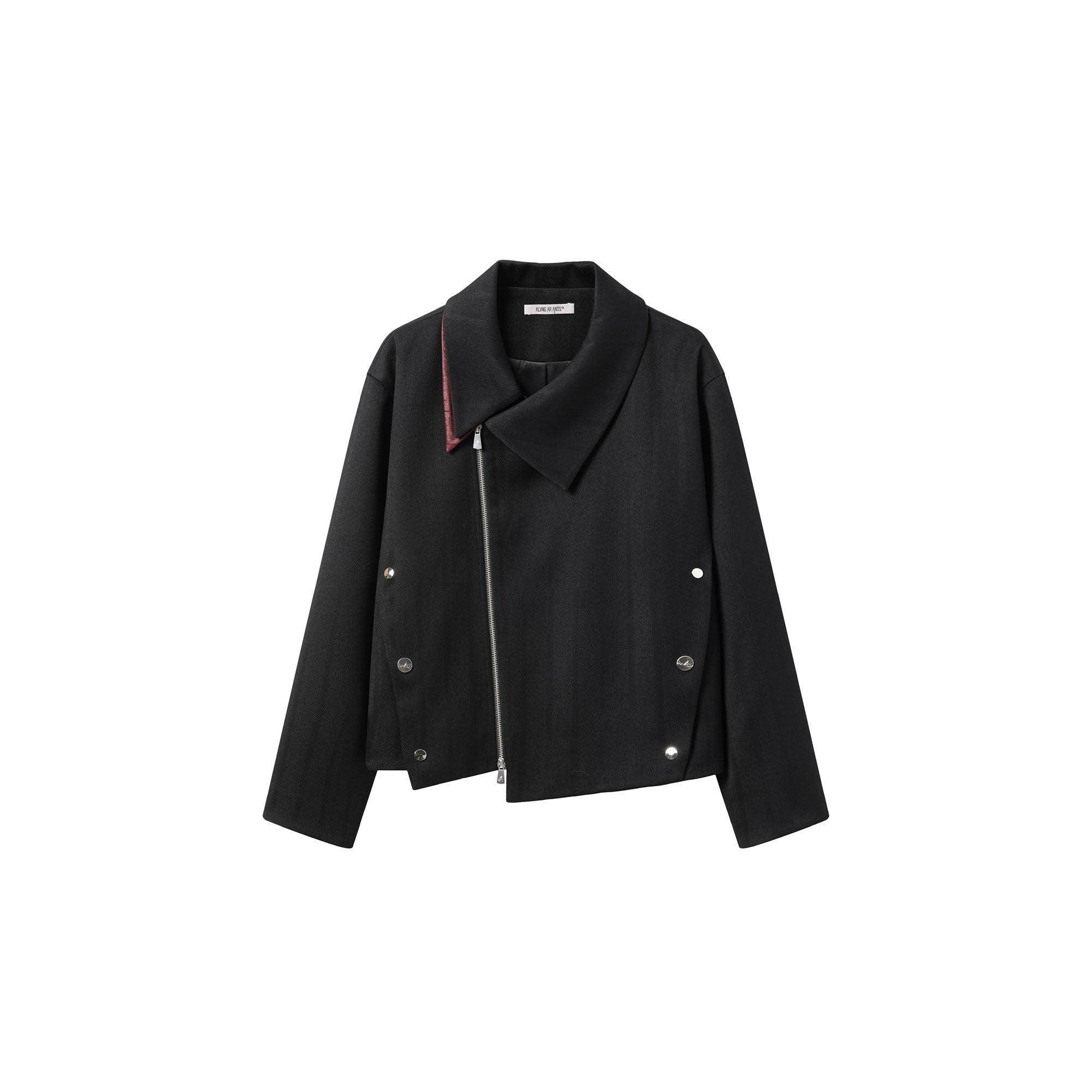 ALVNG AR ANTS Asymmetric Dual-Zip Layered Collar Jacket