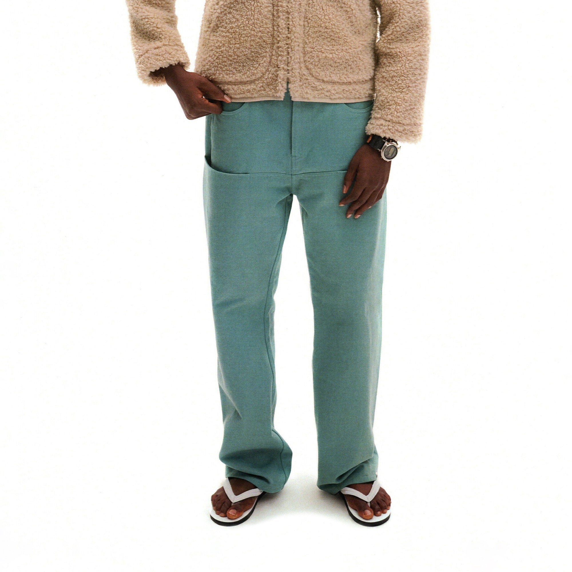 URBAN+FOREST Paneled Canvas Straight-Leg Jeans