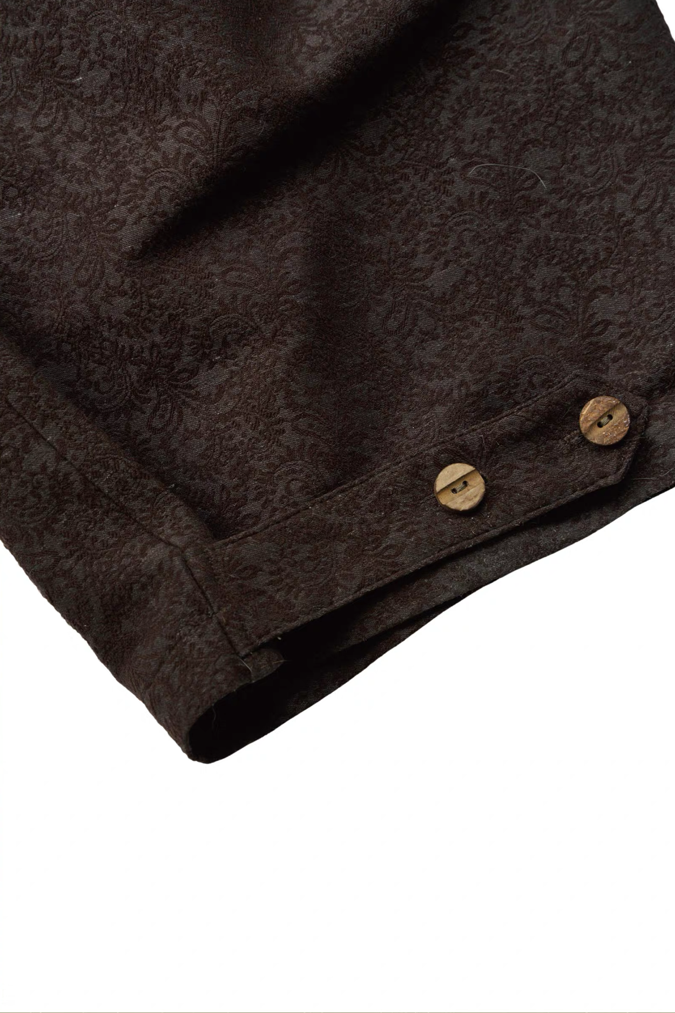 GONGHE REPUB Damask Jacquard Wrap-Tie Pants, premium urban and streetwear designers apparel on PROJECTISR.com, GONGHE REPUB