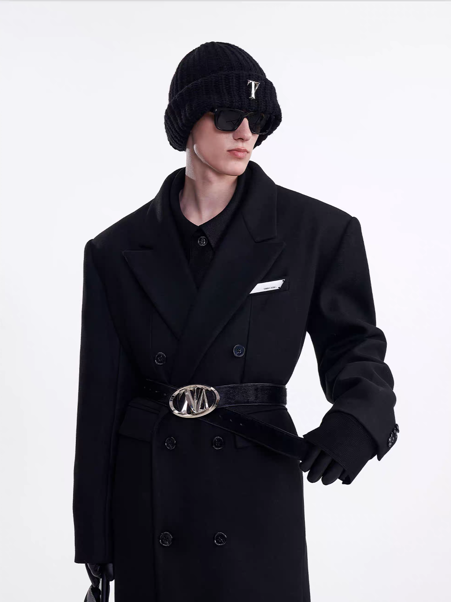 TIWILLTANG Modern Maxi Wool Coat