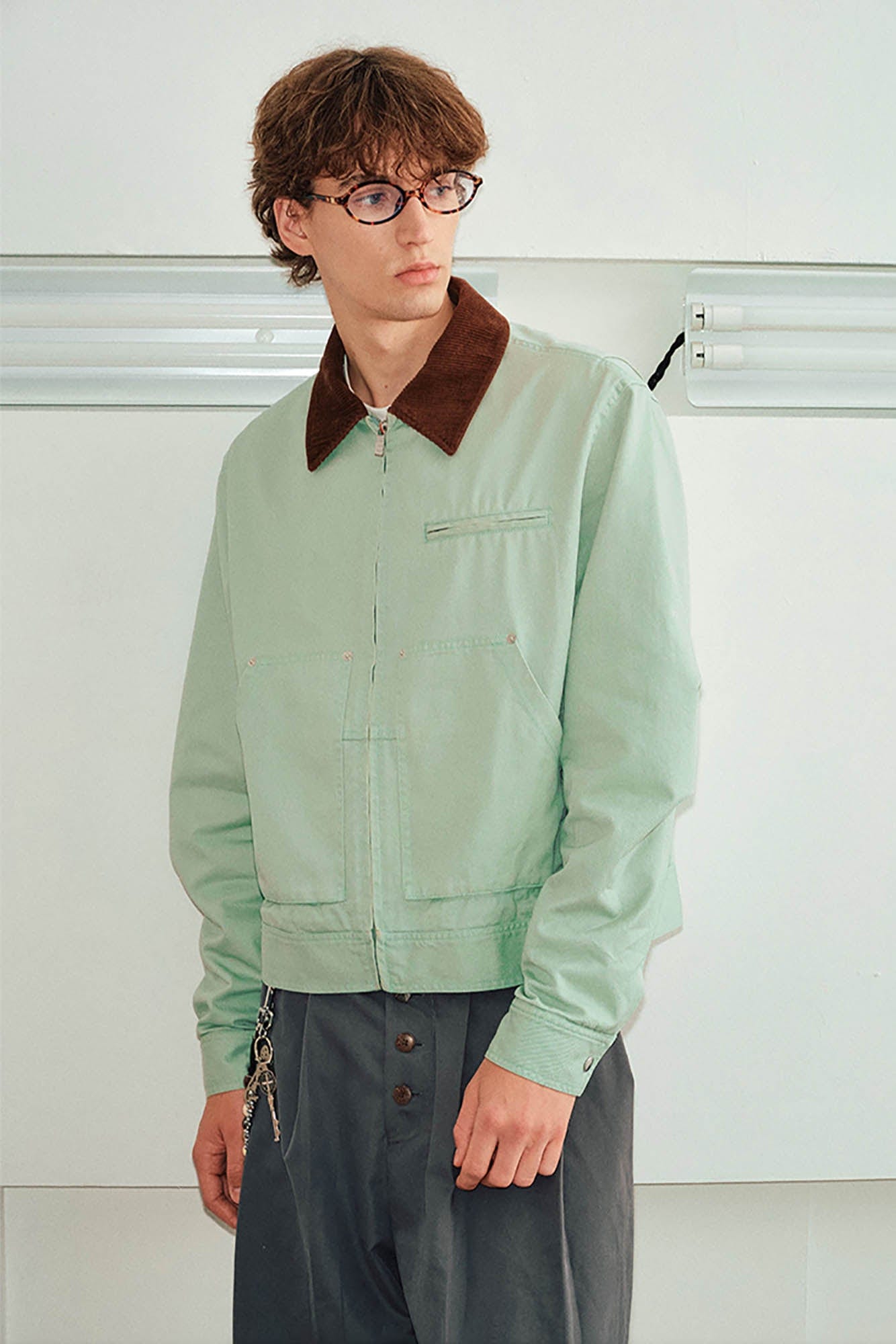 KREATE Retro Corduroy Collar Detroit Jacket