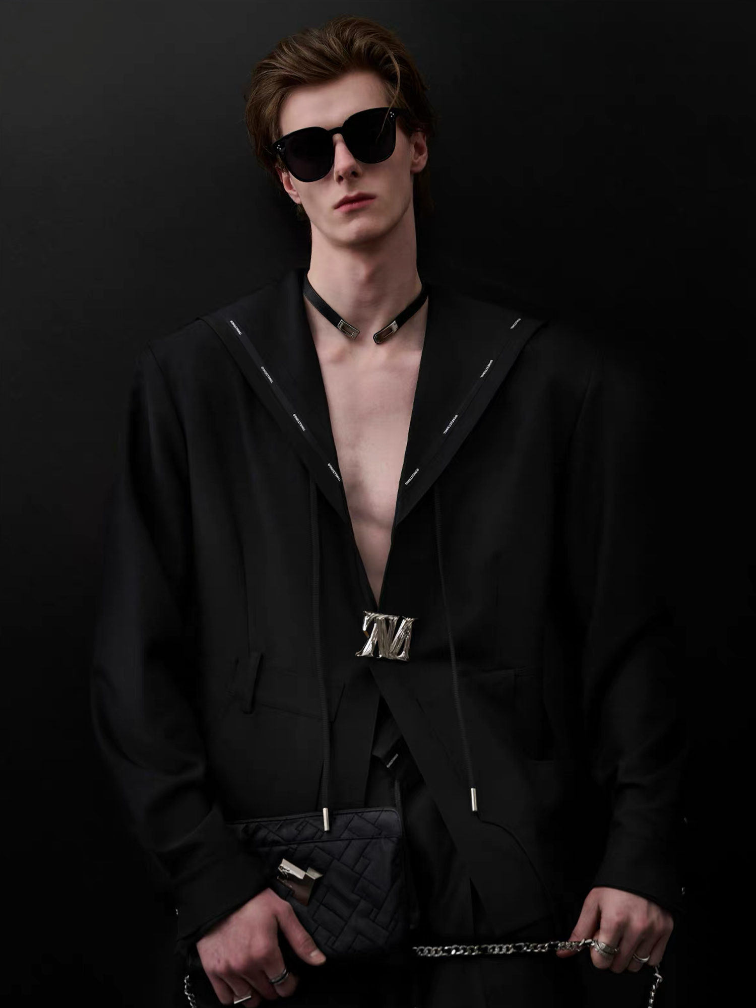 TIWILLTANG Minimal Sailor Collar Shirt