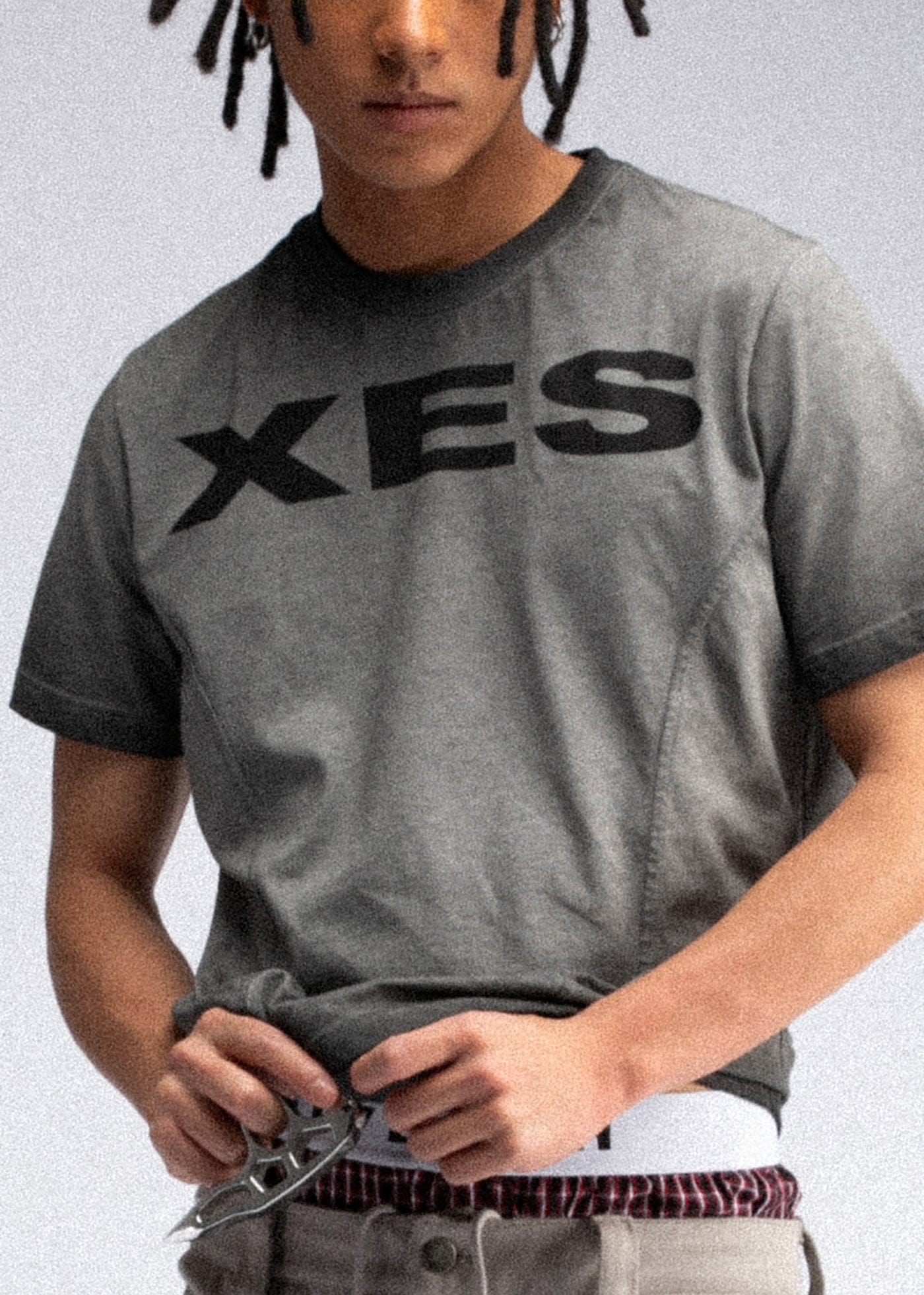 FIVEKOH XES Deconstructed Washed T-Shirt