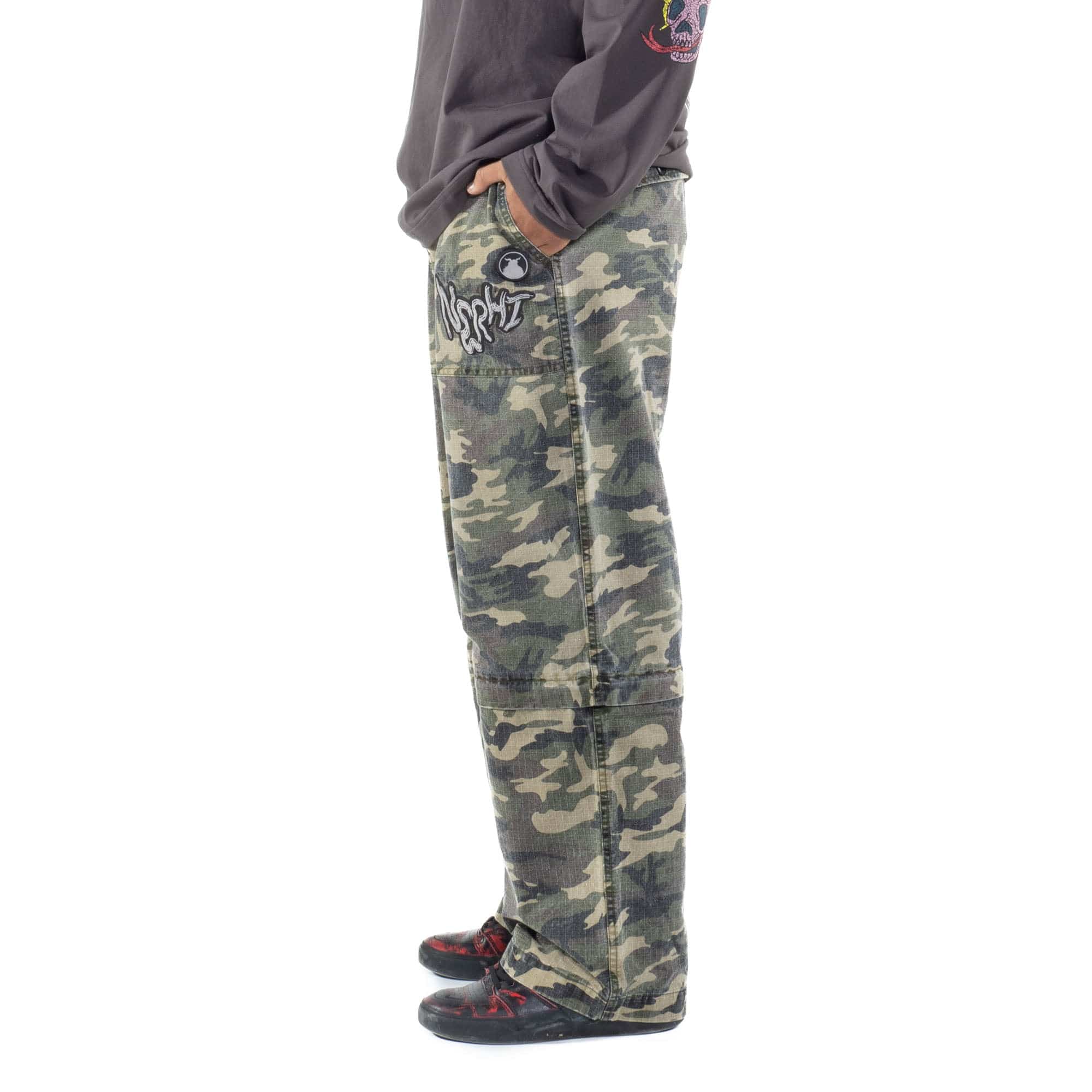 NERHI Detachable Camo Cargo Pants, premium urban and streetwear designers apparel on PROJECTISR.com, NERHI
