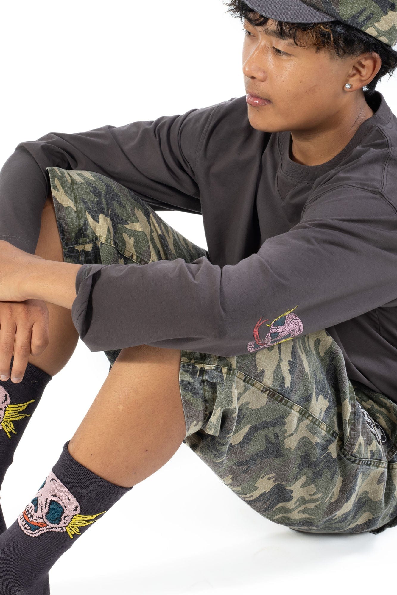 NERHI Detachable Camo Cargo Pants, premium urban and streetwear designers apparel on PROJECTISR.com, NERHI