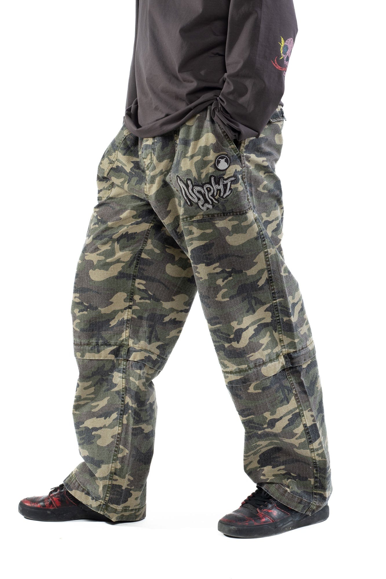 NERHI Detachable Camo Cargo Pants, premium urban and streetwear designers apparel on PROJECTISR.com, NERHI