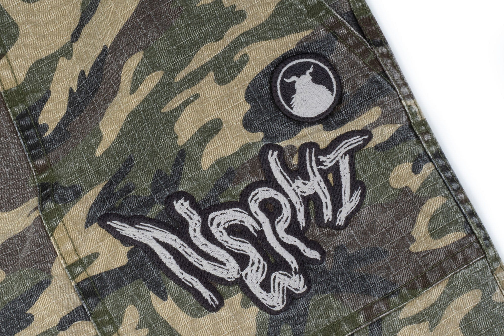 NERHI Detachable Camo Cargo Pants, premium urban and streetwear designers apparel on PROJECTISR.com, NERHI