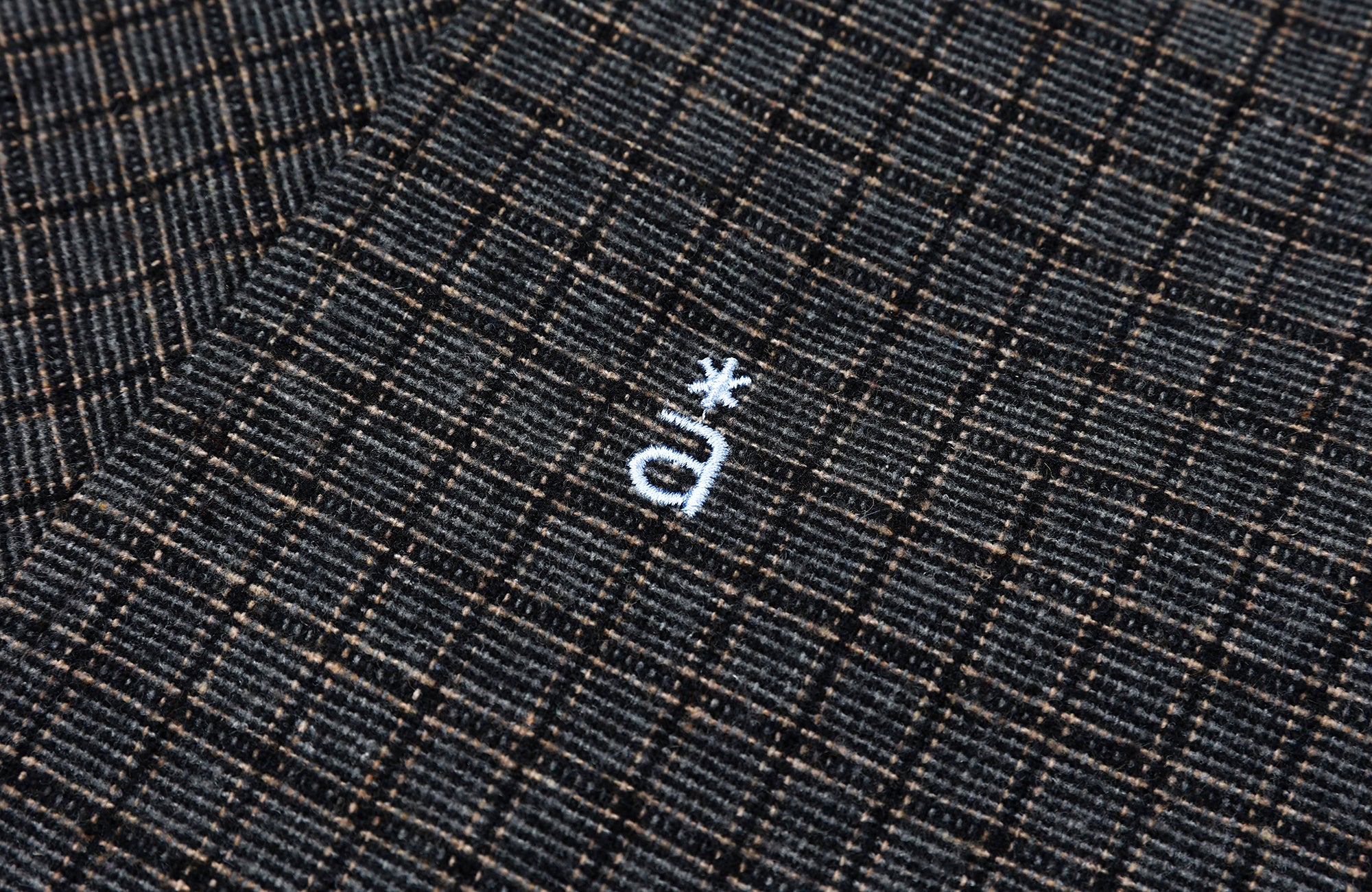 ROARINGWILD A ARCH Plaid Paneled Half-Zip Hooded Jacket