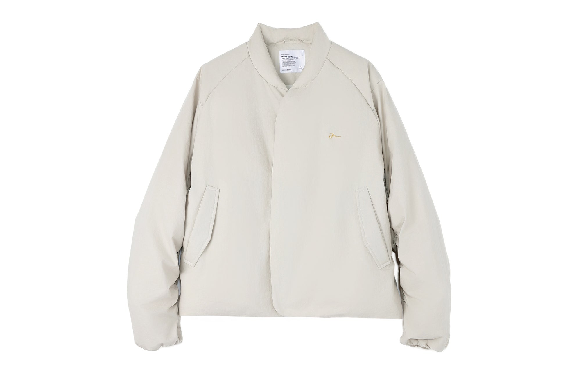 ROARINGWILD A ARCH Minimal Hidden Snap Puffer Jacket