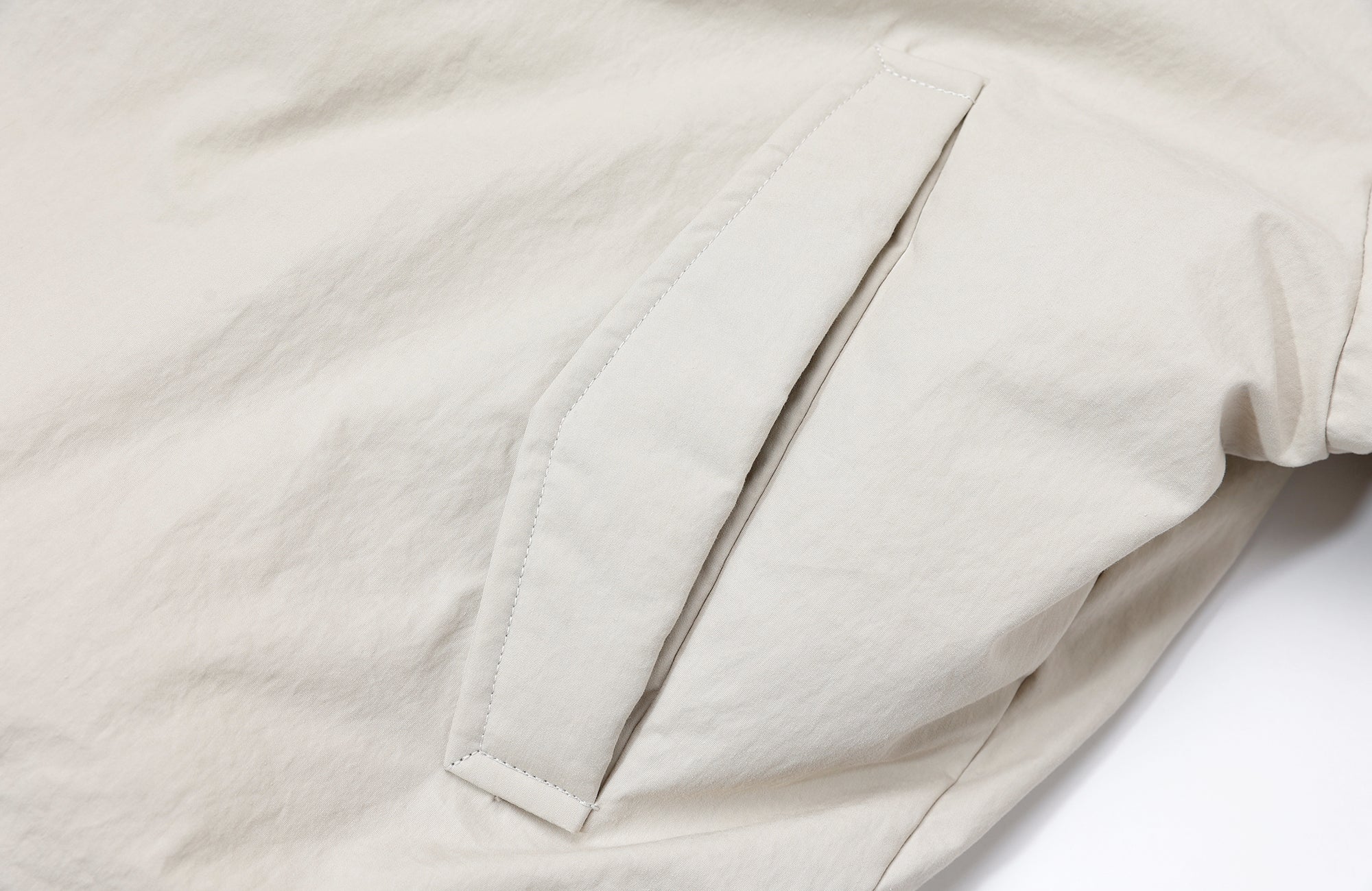 ROARINGWILD A ARCH Minimal Hidden Snap Puffer Jacket