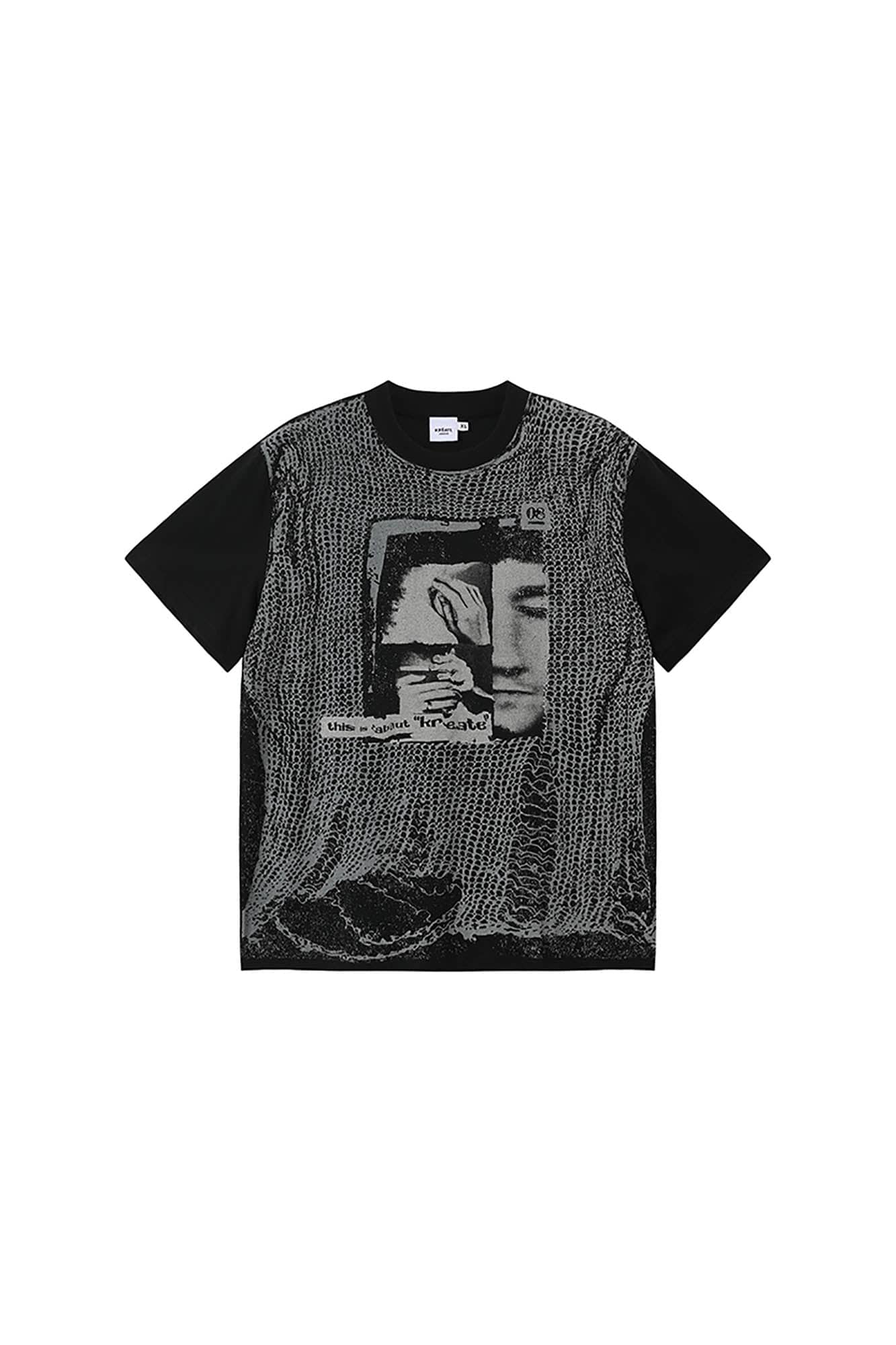 KREATE Displaced Face T-shirt