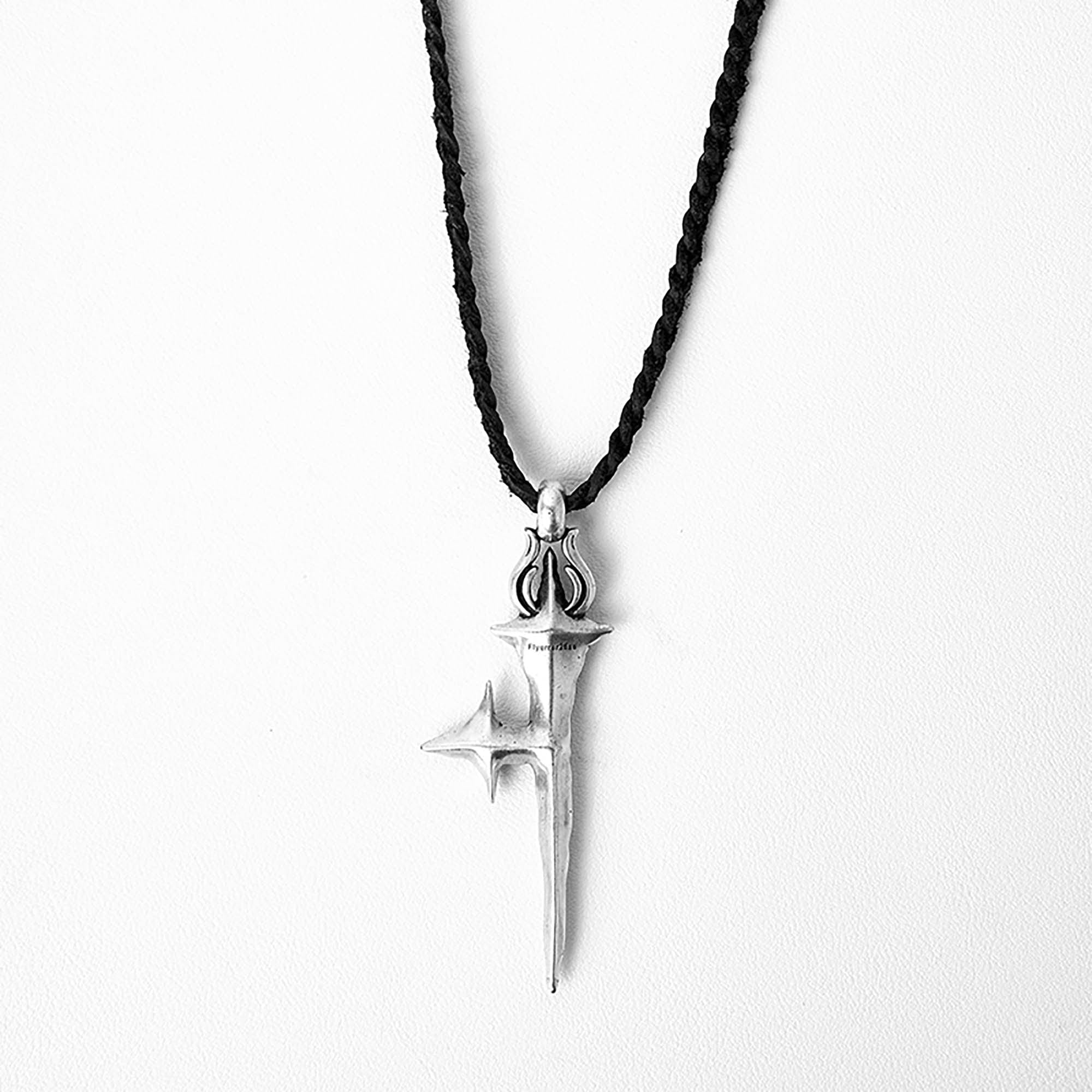 FLYERRER Cross-Star Braided Cord Necklace