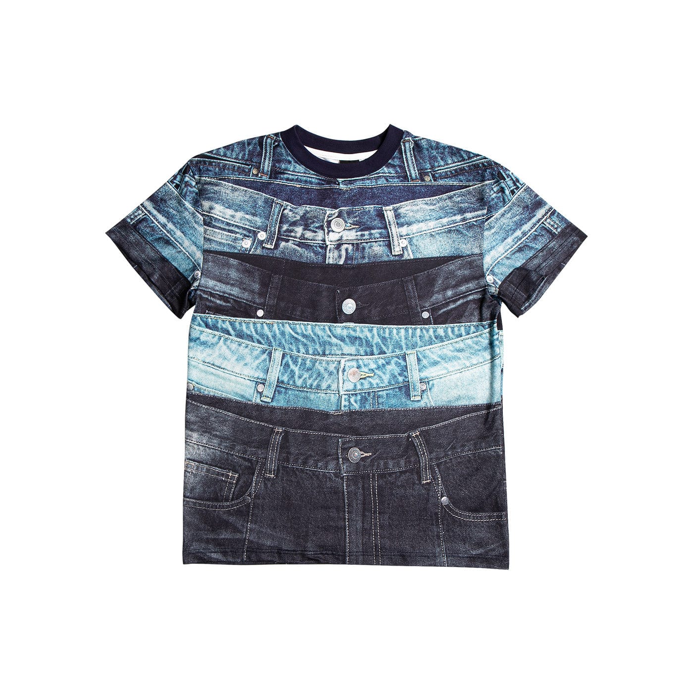 LEONSENSE Full Print Jeans T-Shirt, premium urban and streetwear designers apparel on PROJECTISR.com, LEONSENSE