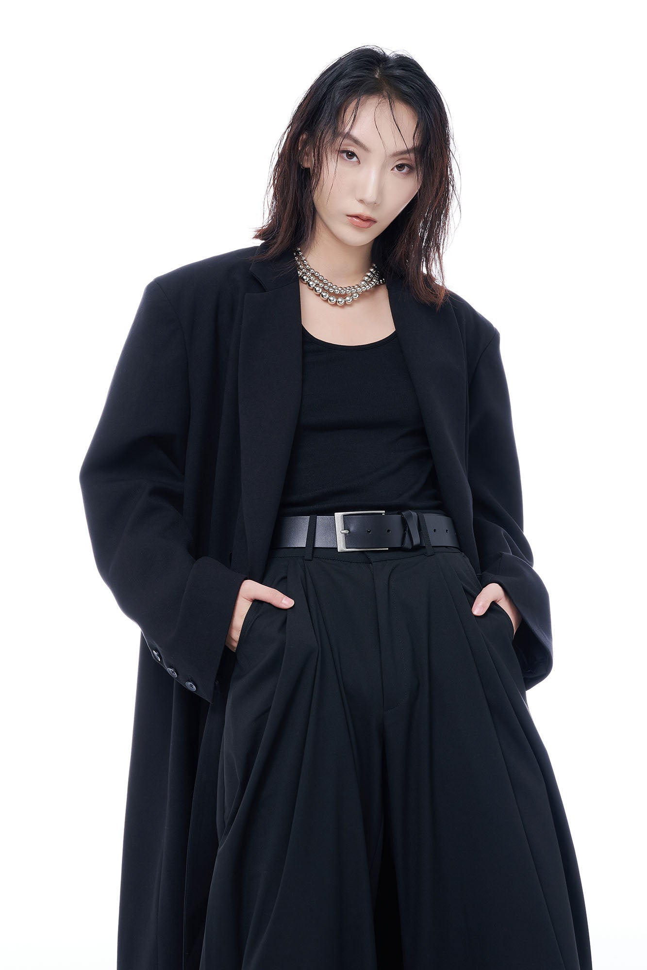 TUIMU Double-Breasted Maxi Trench Coat, premium urban and streetwear designers apparel on PROJECTISR.com, TUIMU