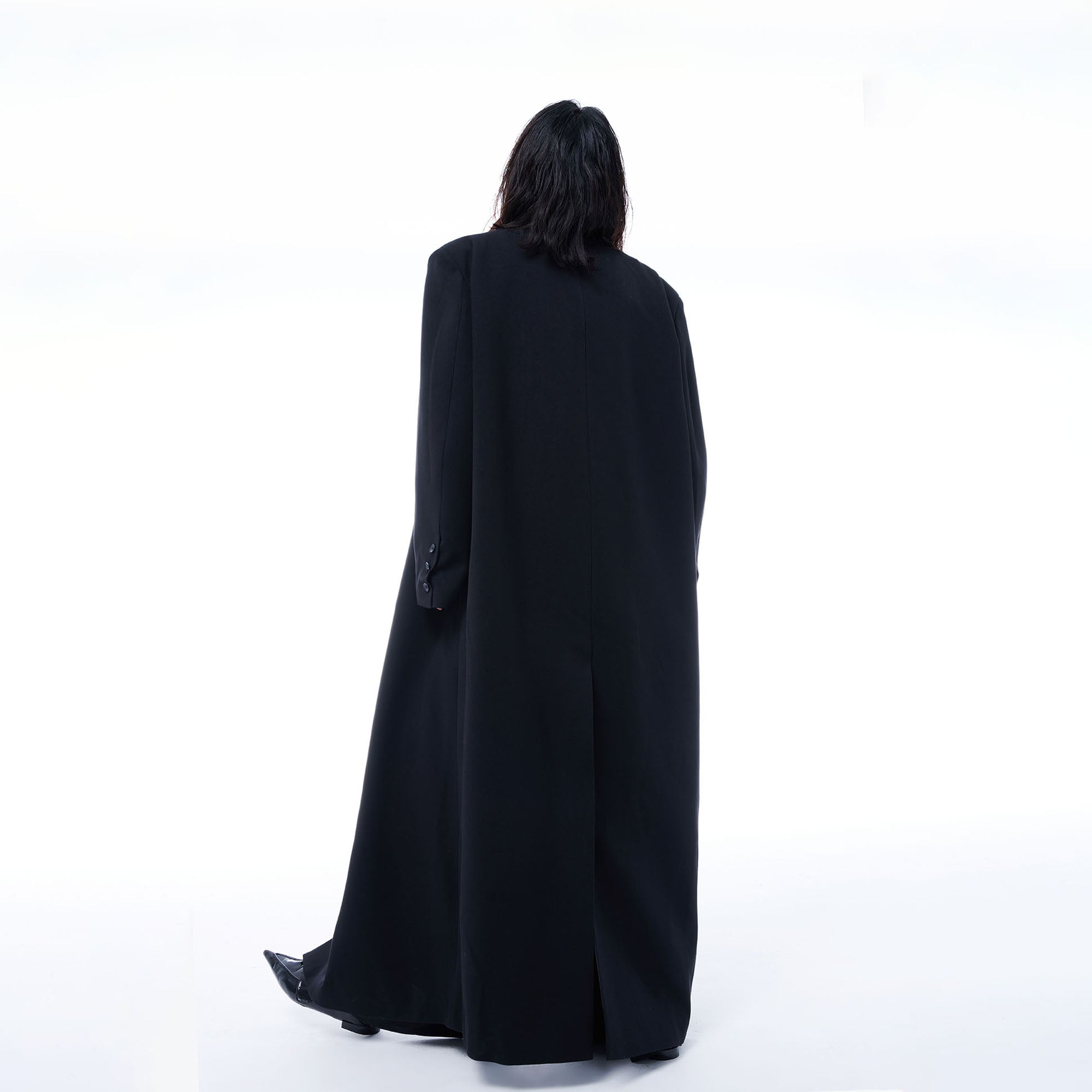 TUIMU Double-Breasted Maxi Trench Coat, premium urban and streetwear designers apparel on PROJECTISR.com, TUIMU