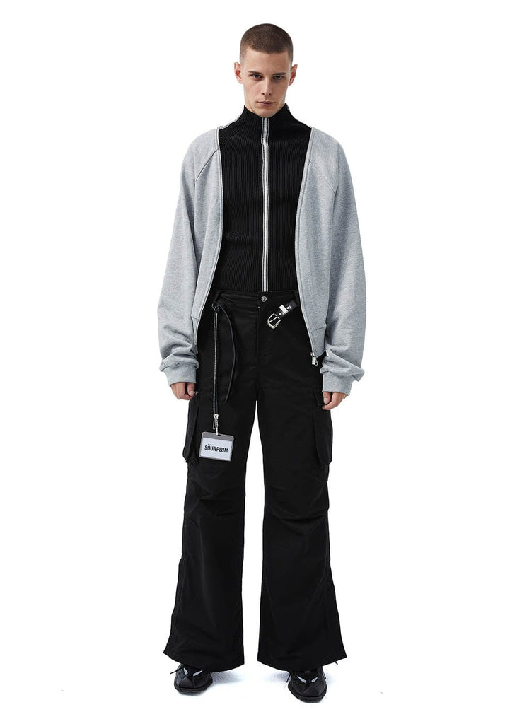 SOURPLUM Zipper Paneled 5-Styles Hooded Jacket, premium urban and streetwear designers apparel on PROJECTISR.com, SOURPLUM
