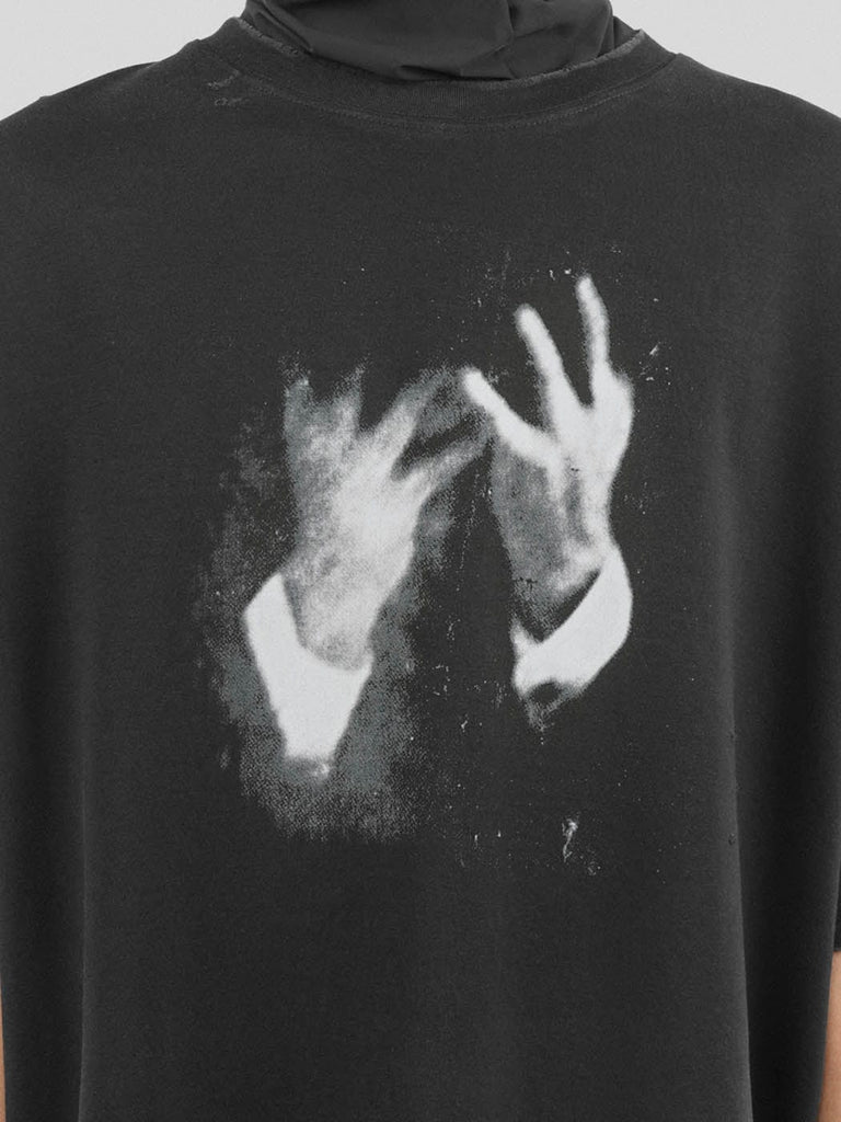 UNDERWATER Grieving Hands T-Shirt, premium urban and streetwear designers apparel on PROJECTISR.com, UNDERWATER