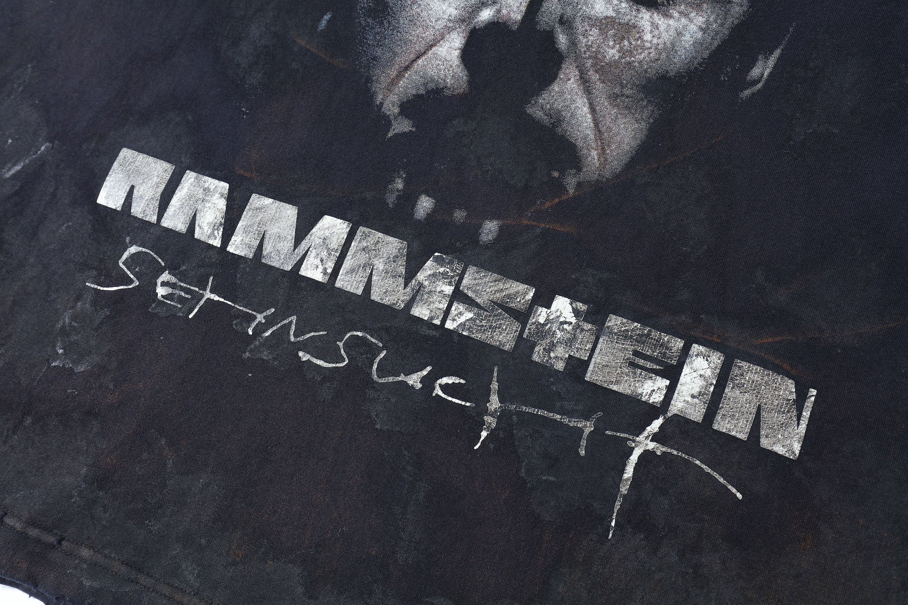 ULIPERY Rammstein Forehead Spike Long Sleeve Tee