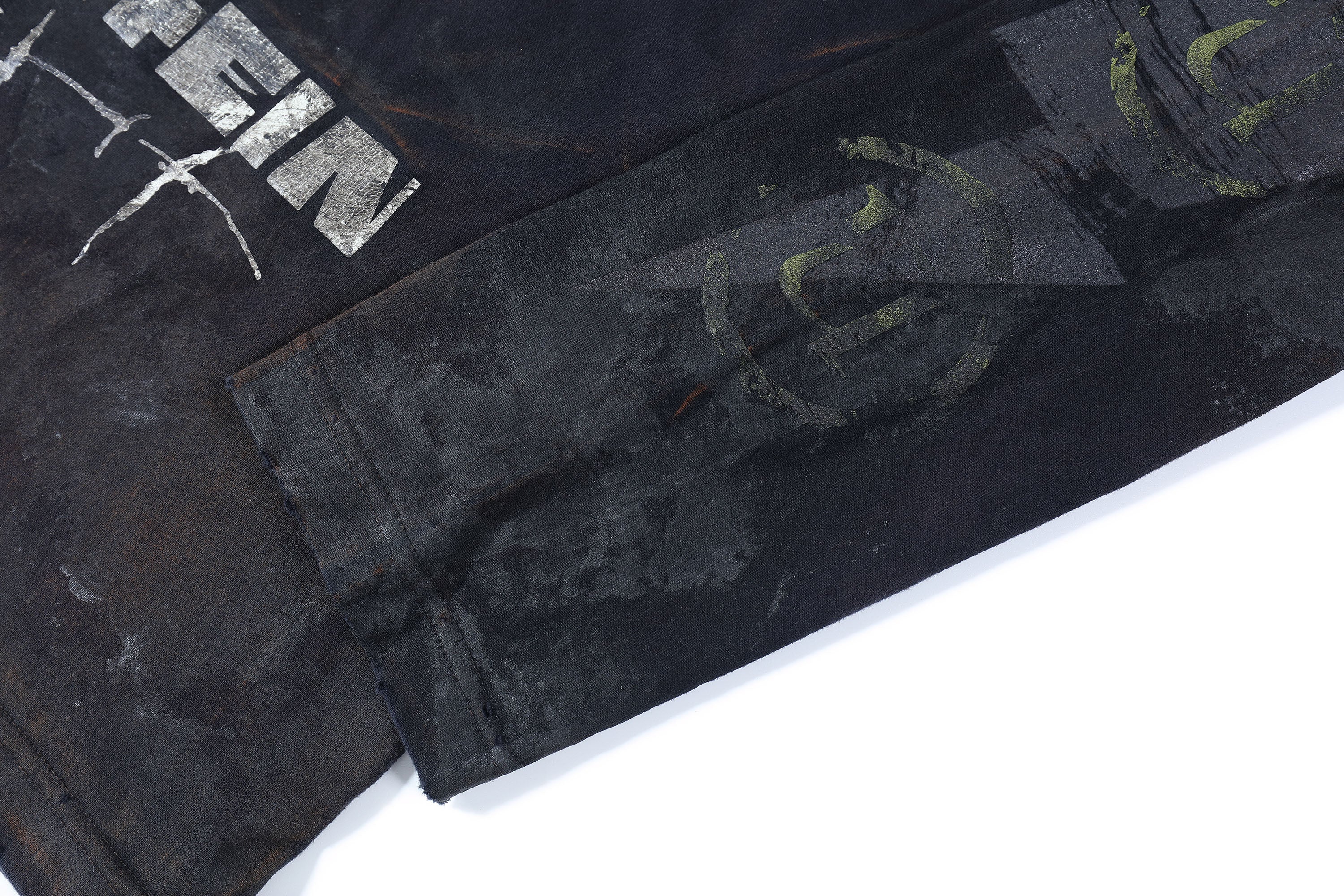 ULIPERY Rammstein Forehead Spike Long Sleeve Tee