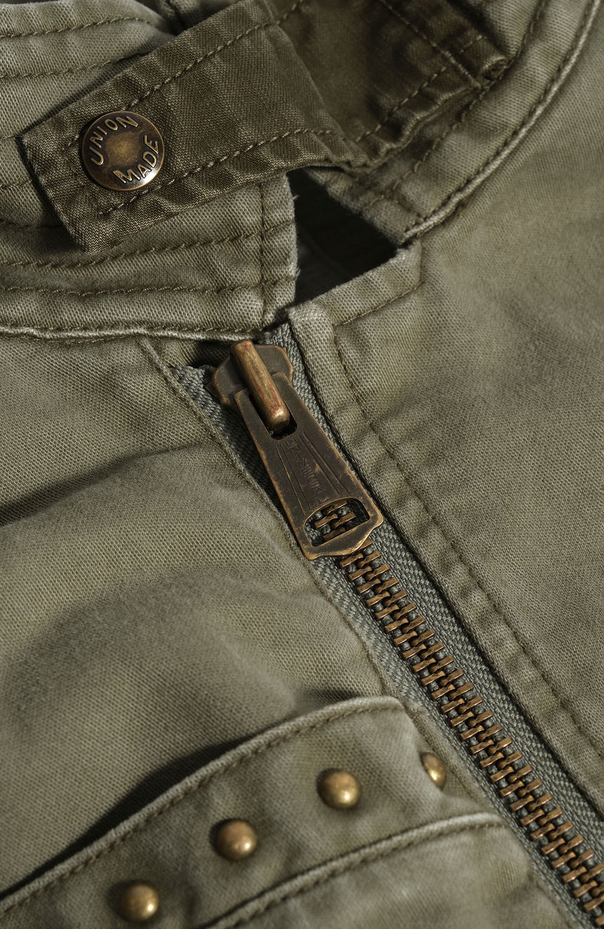 NEIGBORL Retro Washed Cotton Lapel Work Jacket