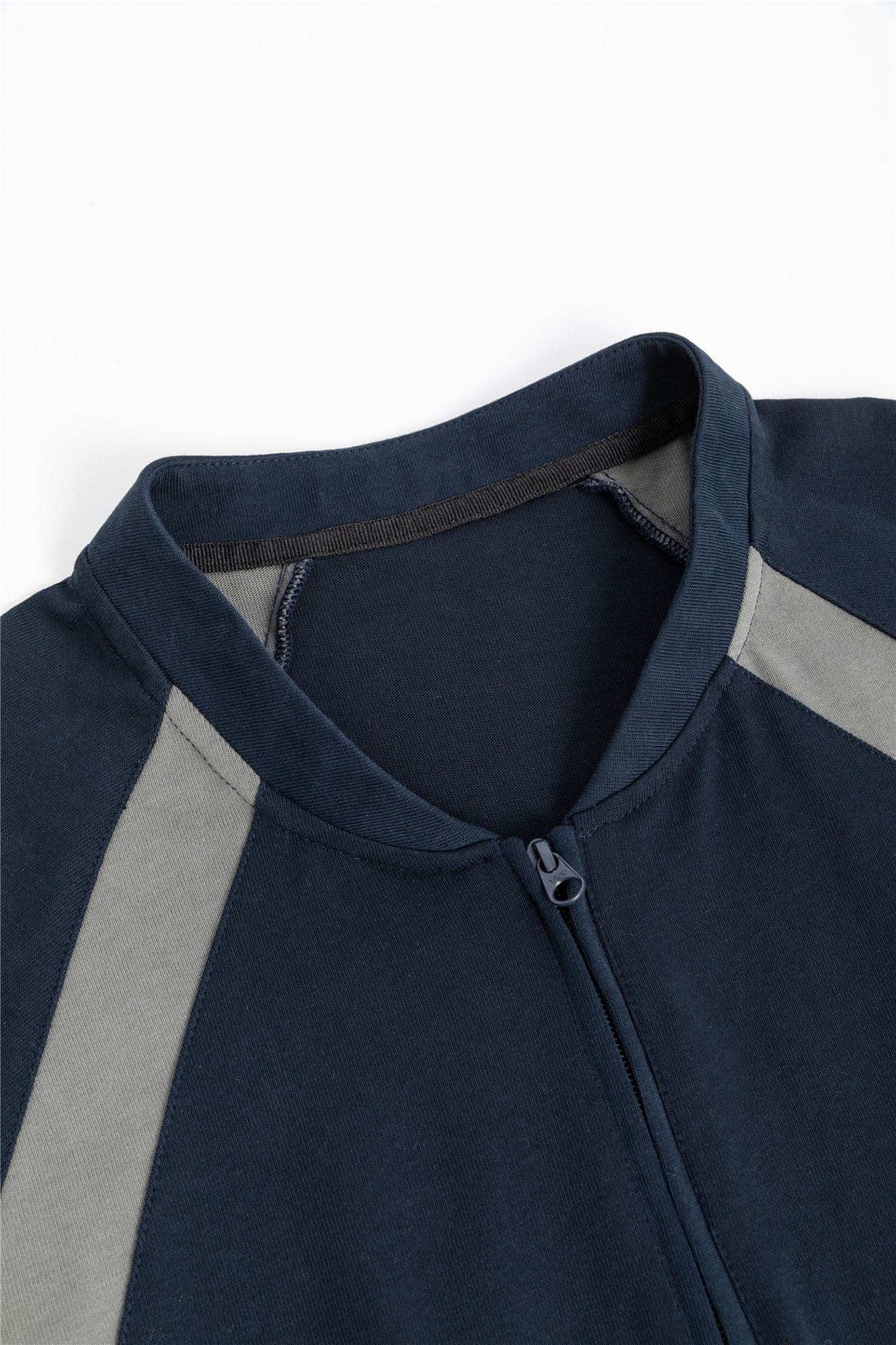 CATSSTAC Contrast Panel Half-Zip Oversized T-Shirt, premium urban and streetwear designers apparel on PROJECTISR.com, CATSSTAC