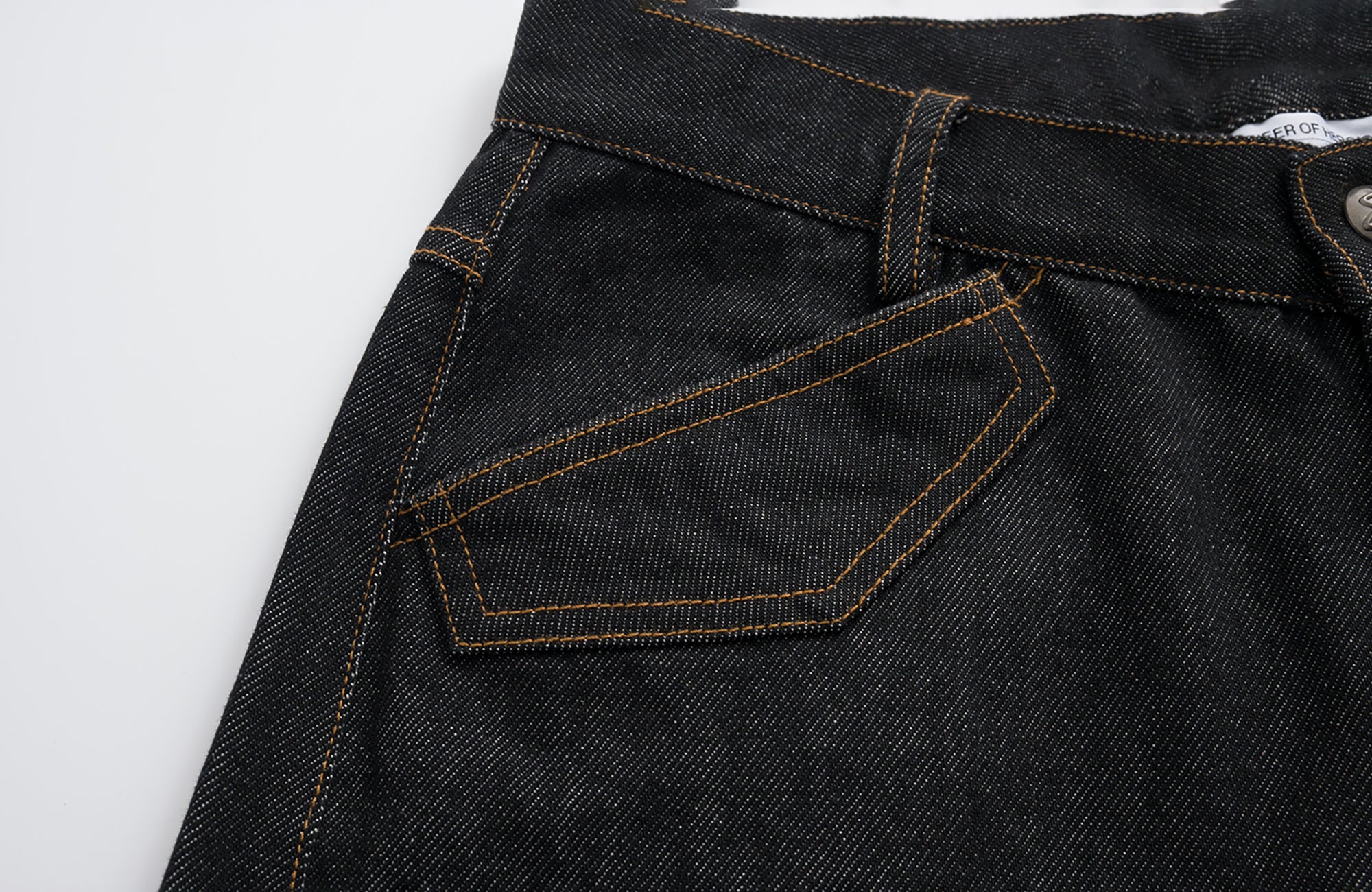 SADSOUP Contrast Stitch Wide-Leg Jeans