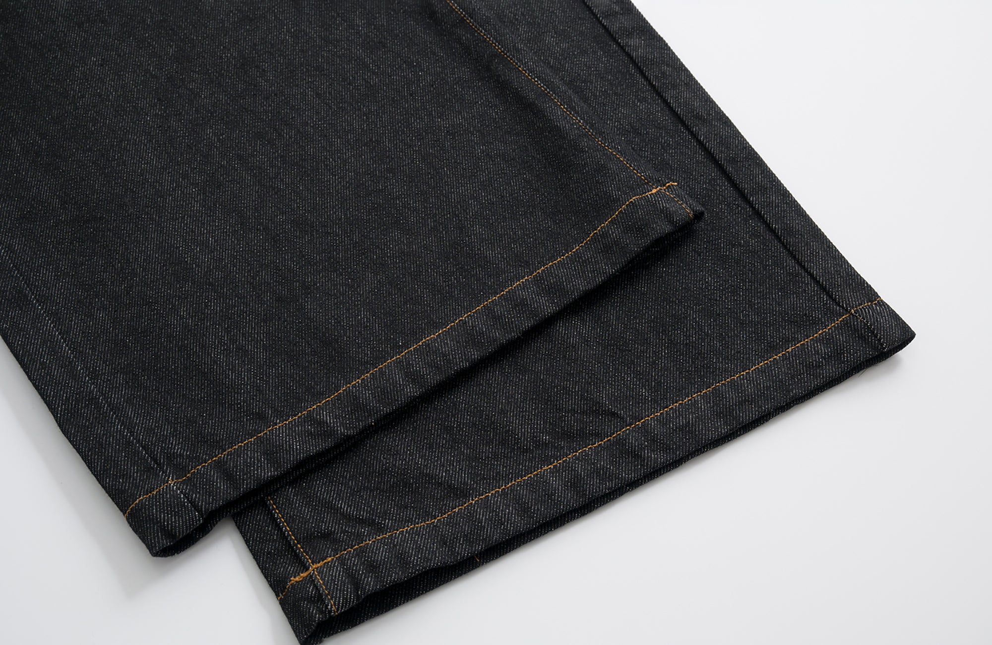 SADSOUP Contrast Stitch Wide-Leg Jeans