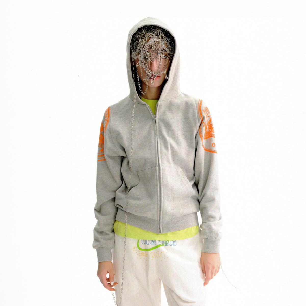 URBAN+FOREST Mythic Coin Graphic Double-Layer Hooded Jacket, premium urban and streetwear designers apparel on PROJECTISR.com, URBAN+FOREST