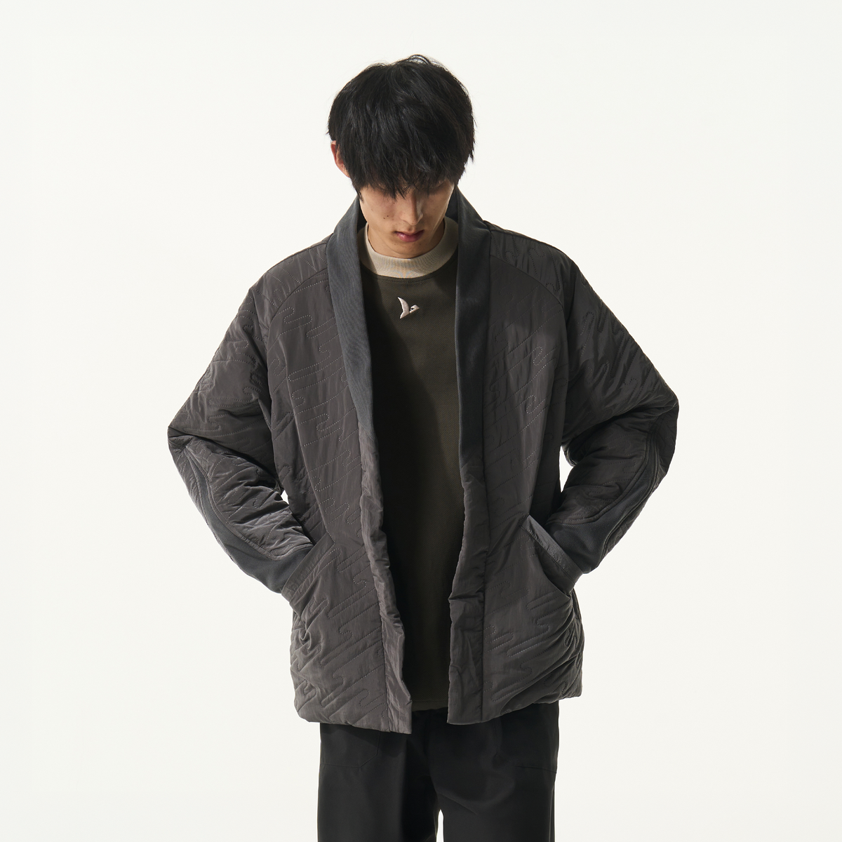 HALCYON Retro Padded Coat, premium urban and streetwear designers apparel on PROJECTISR.com, HALCYON