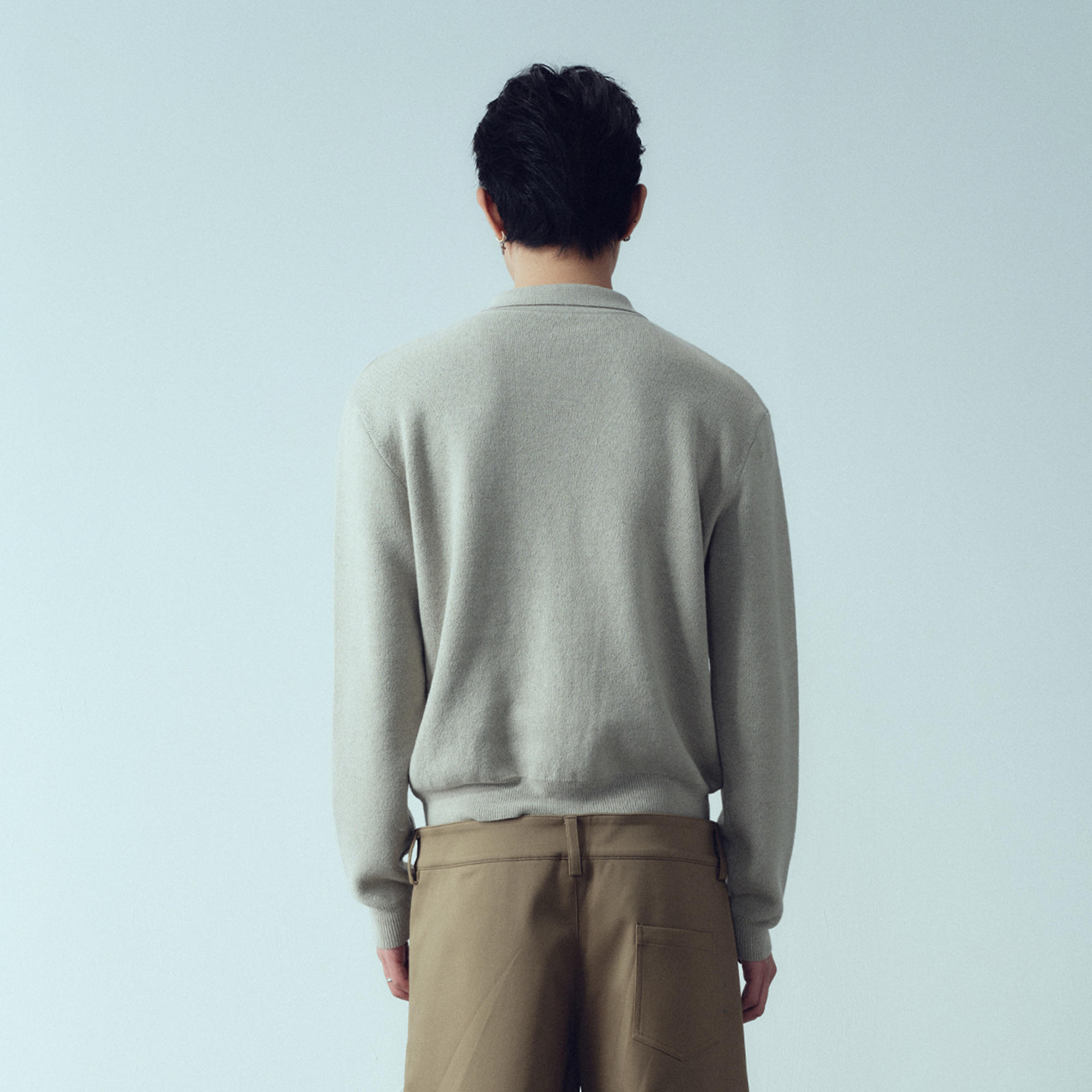 KADAKADA Tie-Jacquard Wool-Blend Sweater